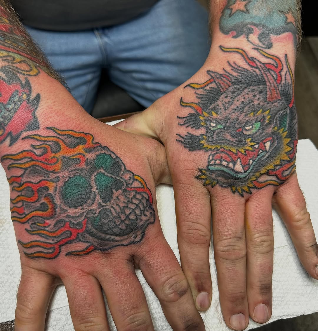 Tattoo by @devinspenny — american_traditional, black_and_grey