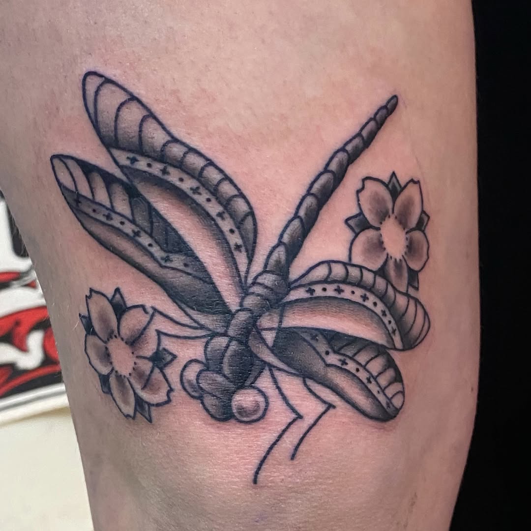 Tattoo by @katie_tatts — american_traditional, black_and_grey