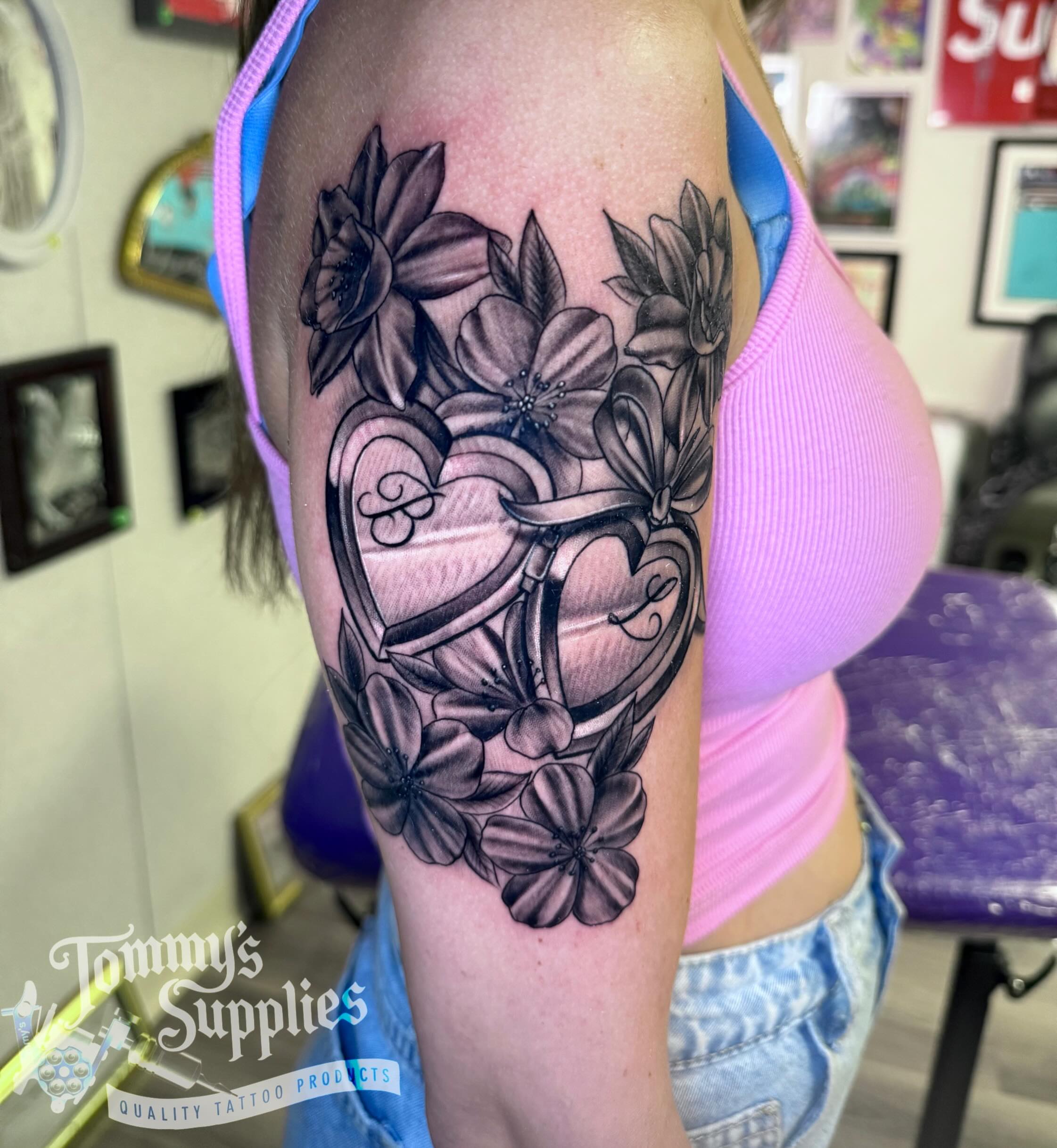 Tattoo by @justinxtattooer — black_and_grey