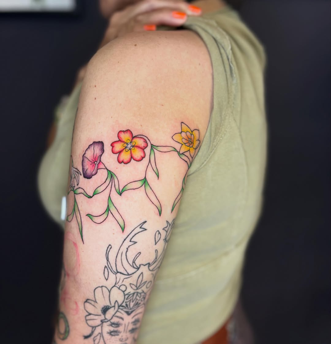 Tattoo by @erintpokes — new_school