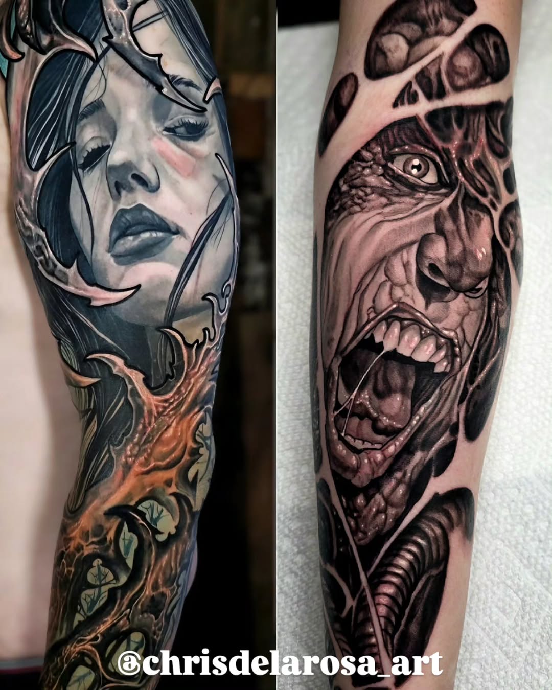 Tattoo by @chynnajade.tattoos — realism, dark_realism