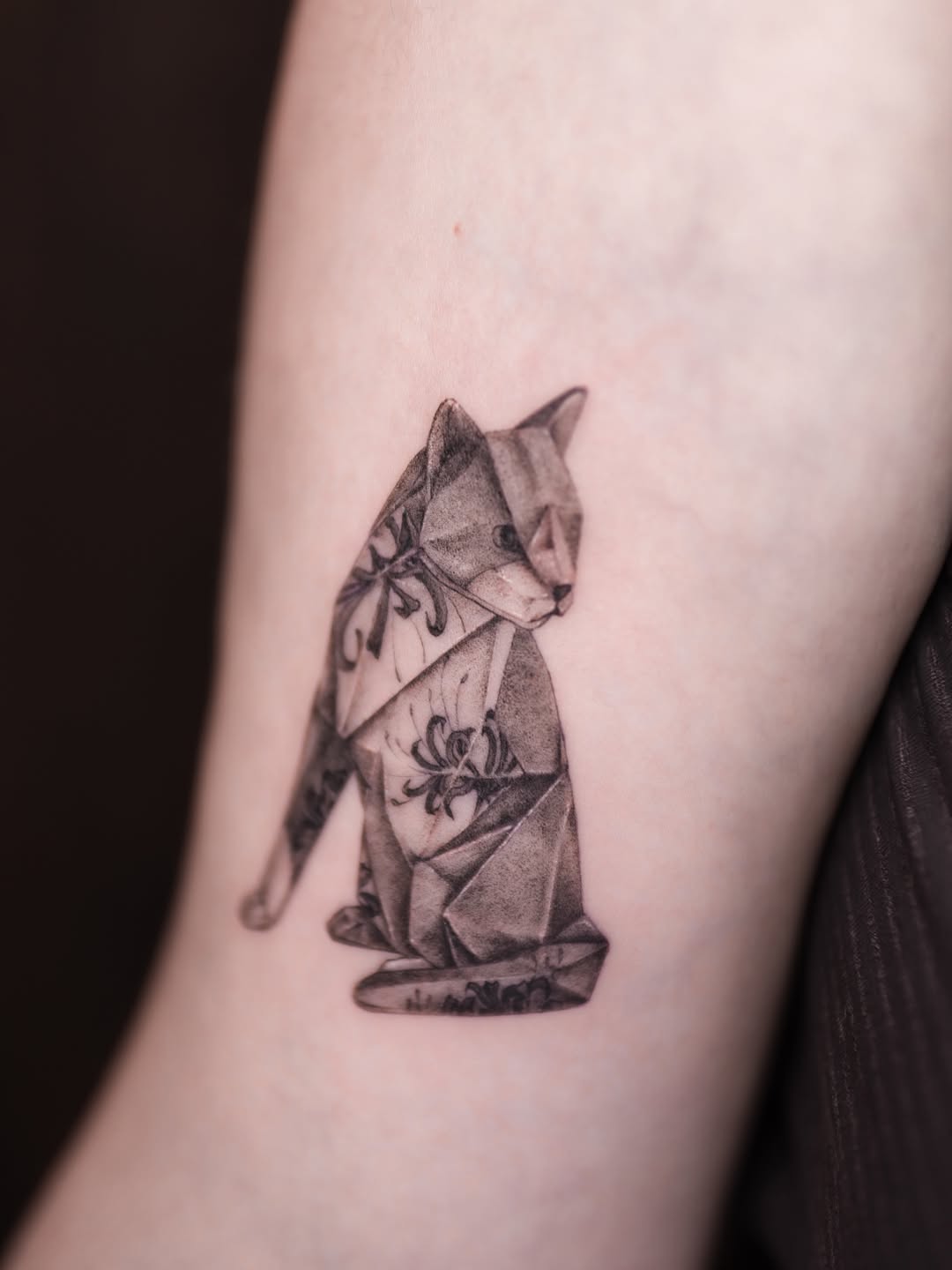 Tattoo by @alinasovina.tattooing — black_and_grey, realism