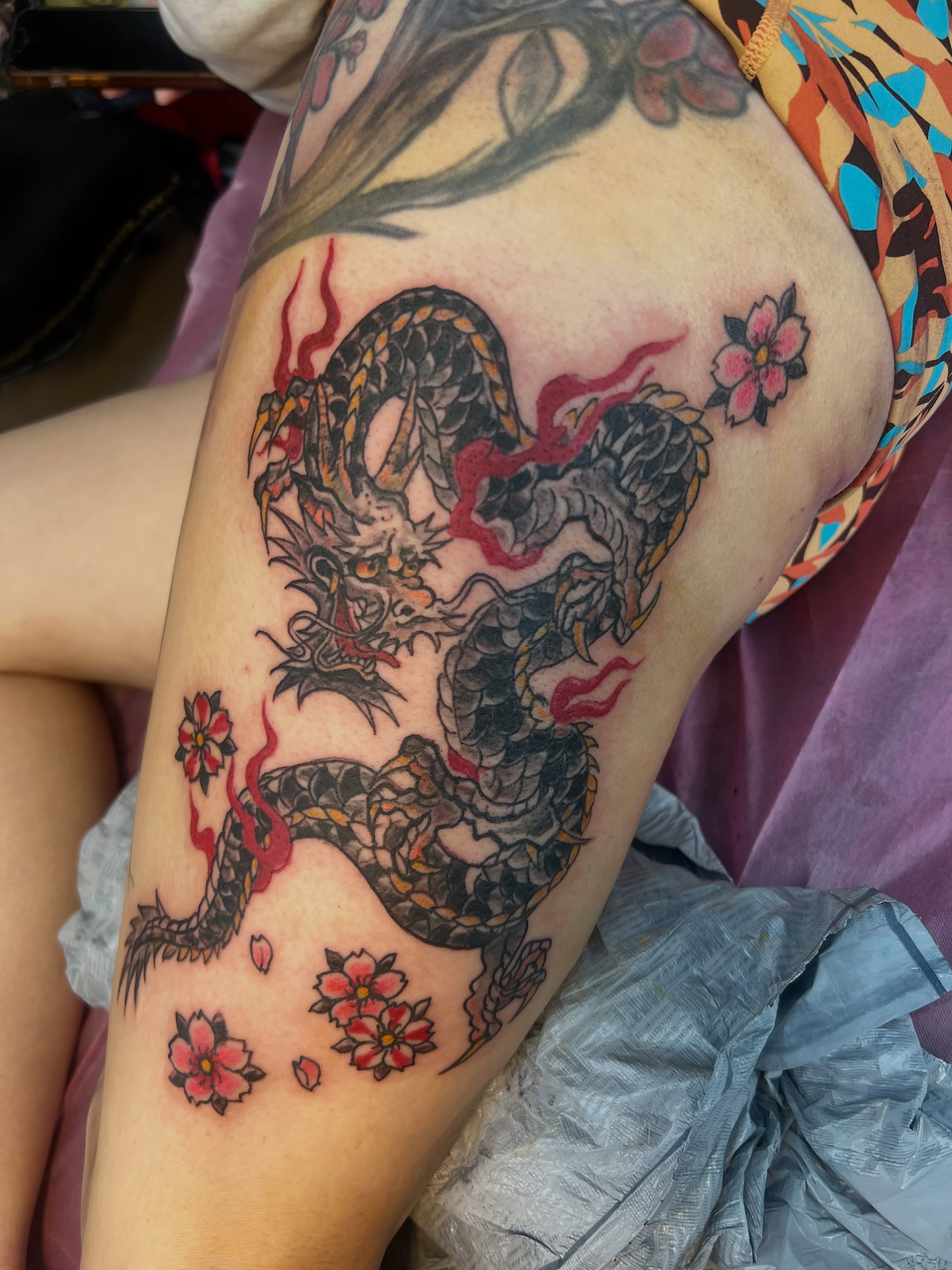 Tattoo by @misselviatattoo β japanese_irezumi