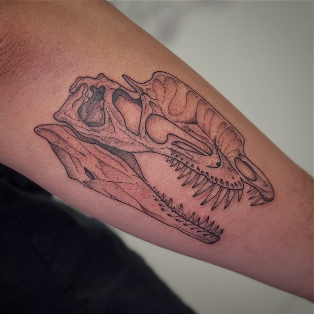 Tattoo by @thetattoolizard — realism, black_and_grey