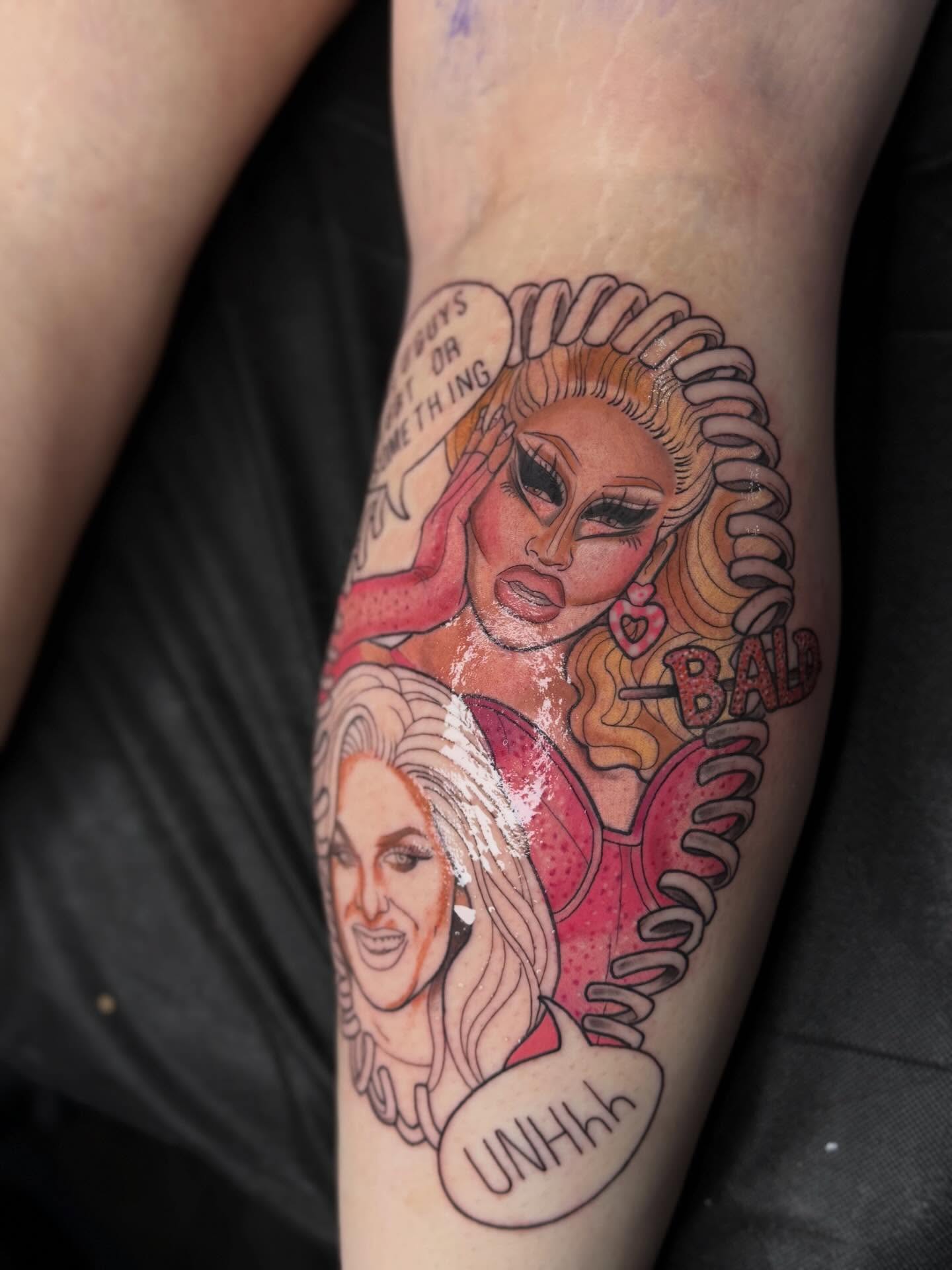 Tattoo by @stinkylizardtattoos — american_traditional, dotwork