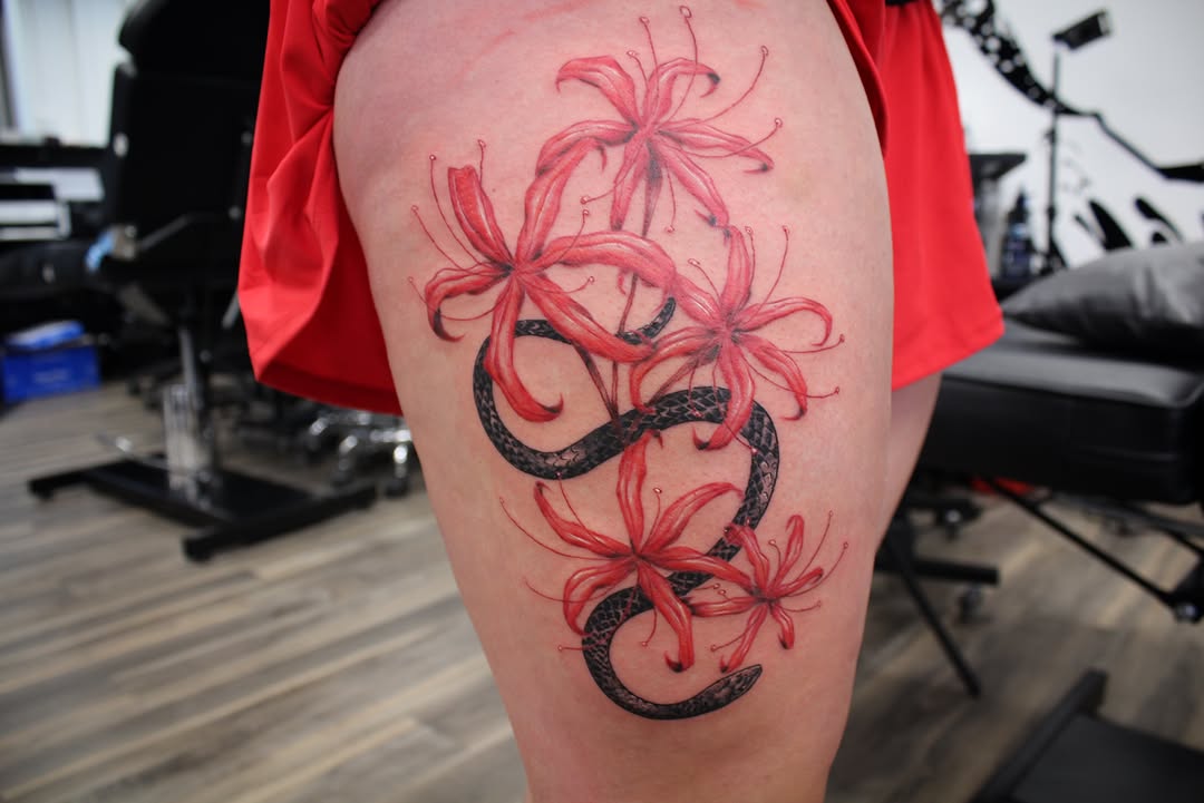 Tattoo by @shadowsteptattoo — black_and_grey, realism
