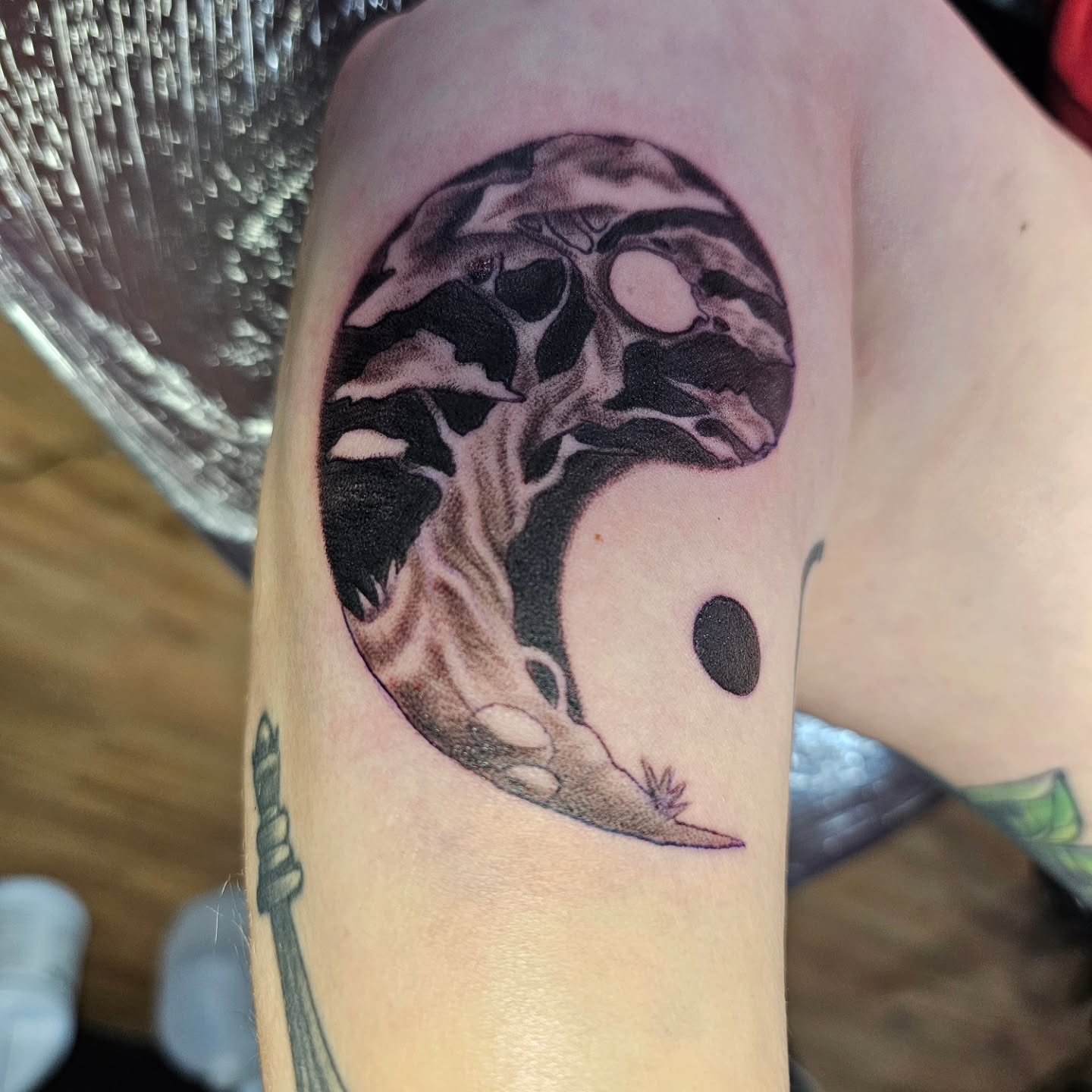 Tattoo by @billwhitejrtattoos — black_and_grey