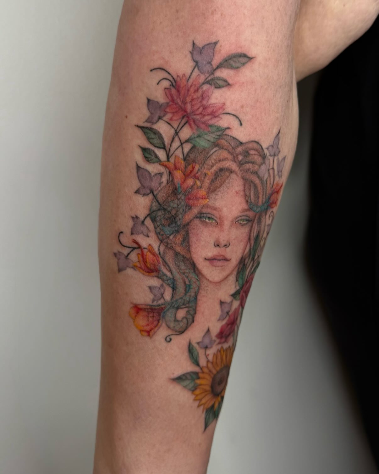 Tattoo by @carsytat — watercolor, realism