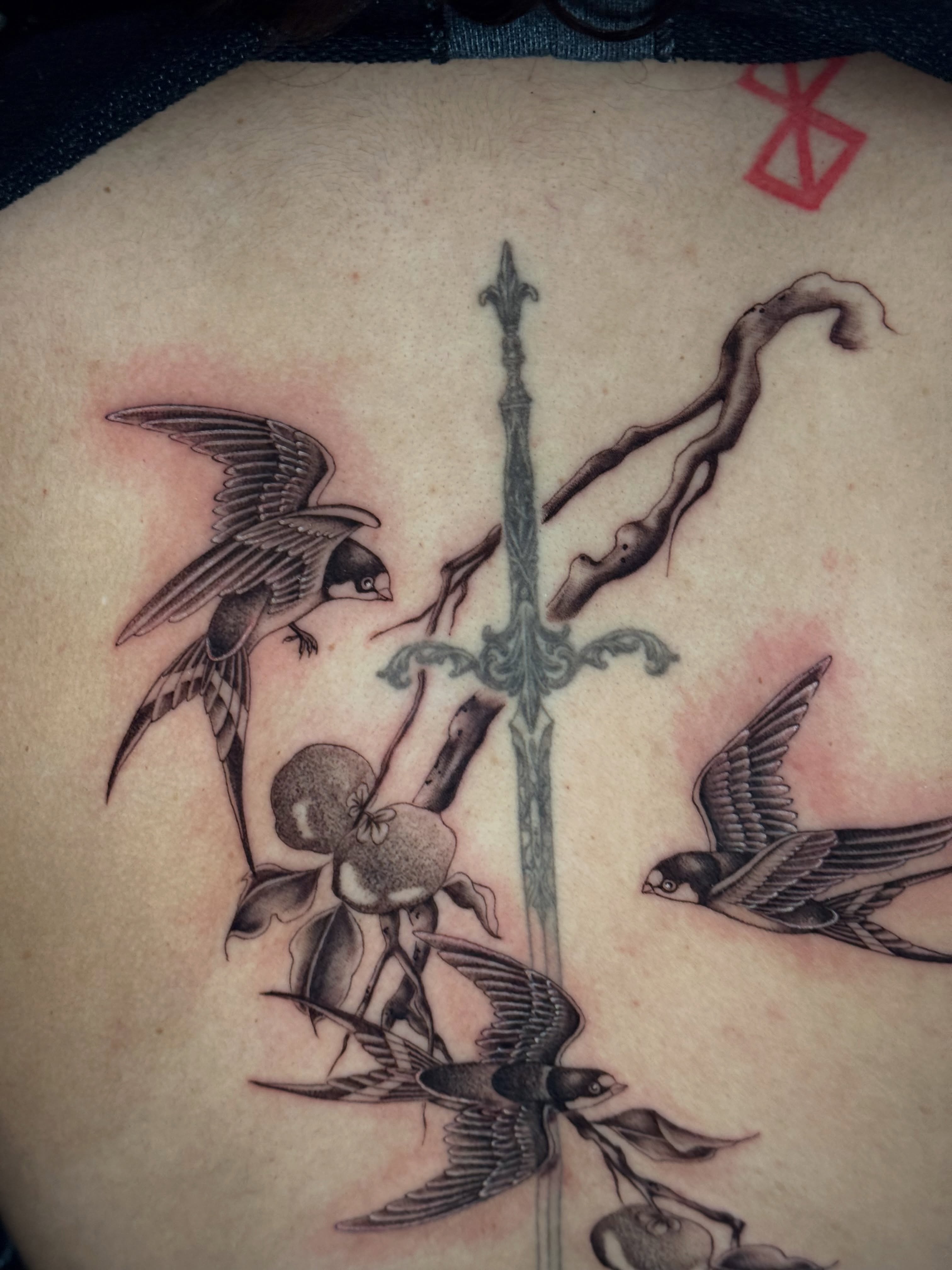 Tattoo by @monicas_tattoos โ black_and_grey