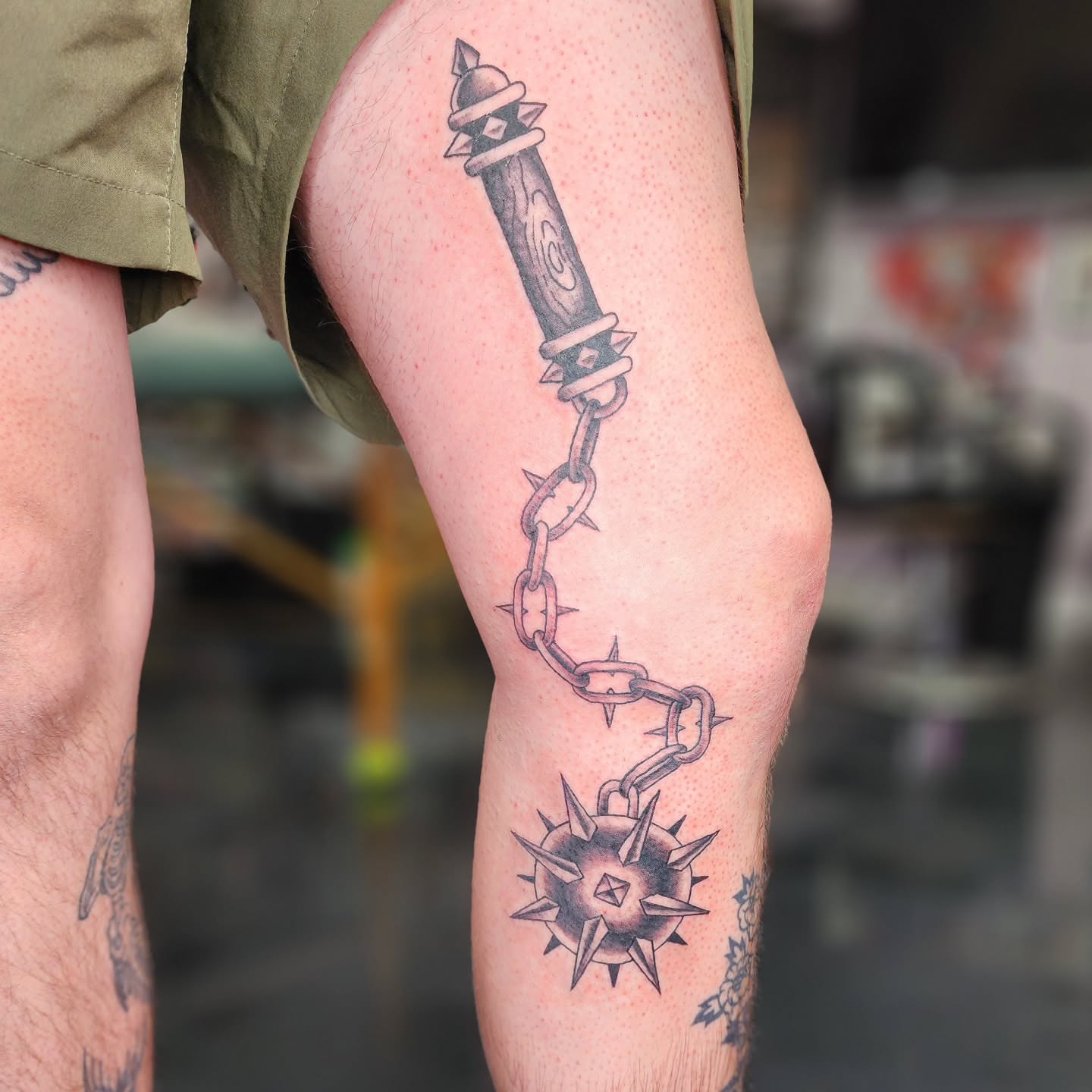 Tattoo by @soft.stabbin.sarah — black_and_grey