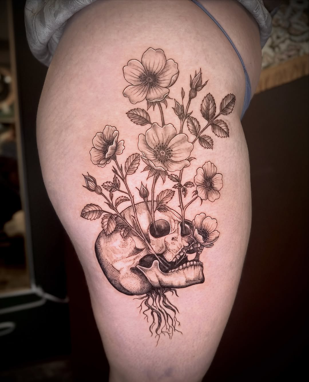 Tattoo by @janai.artistry — black_and_grey, realism