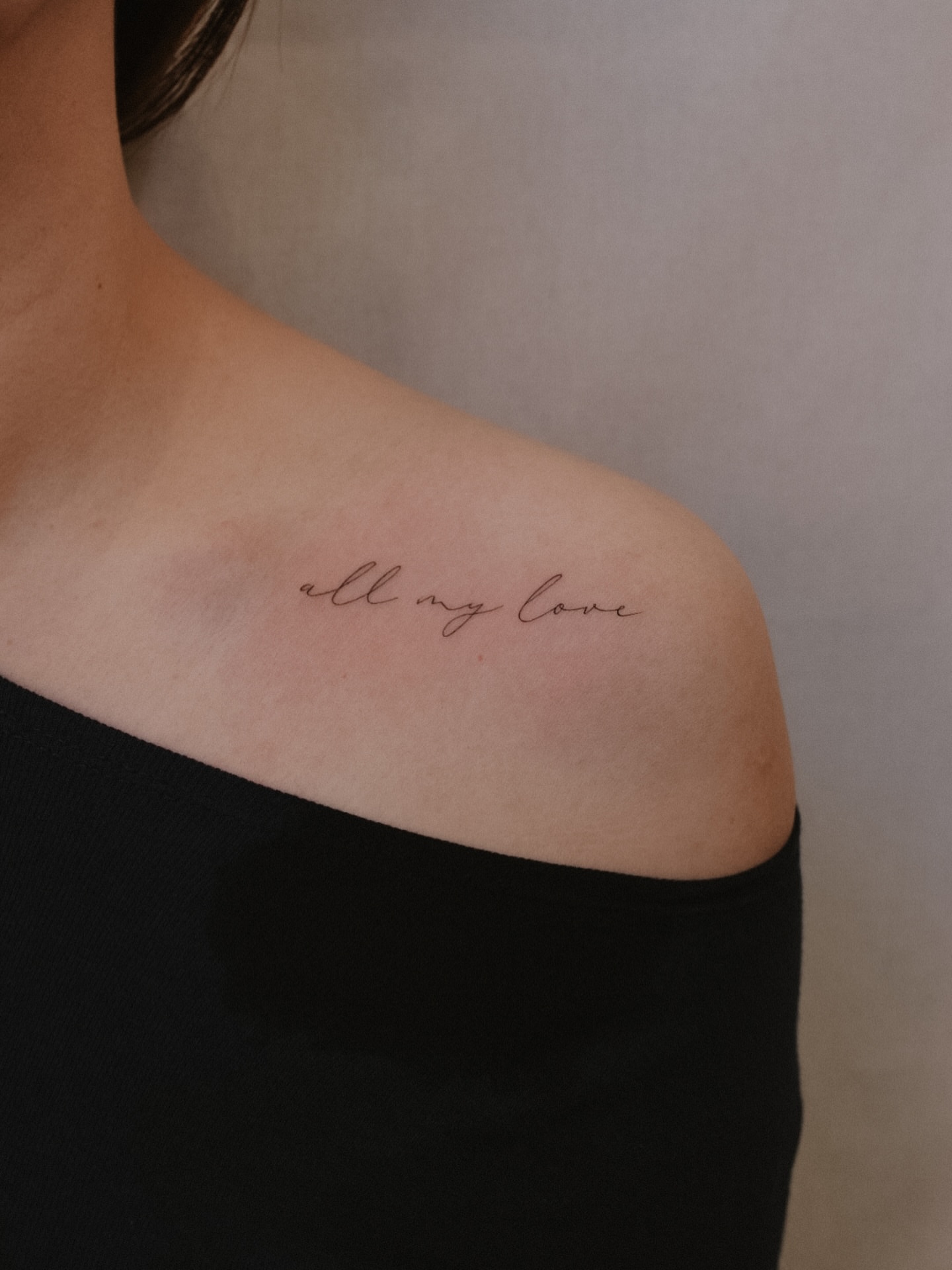 Tattoo by @tavi_tattoo — lettering_script