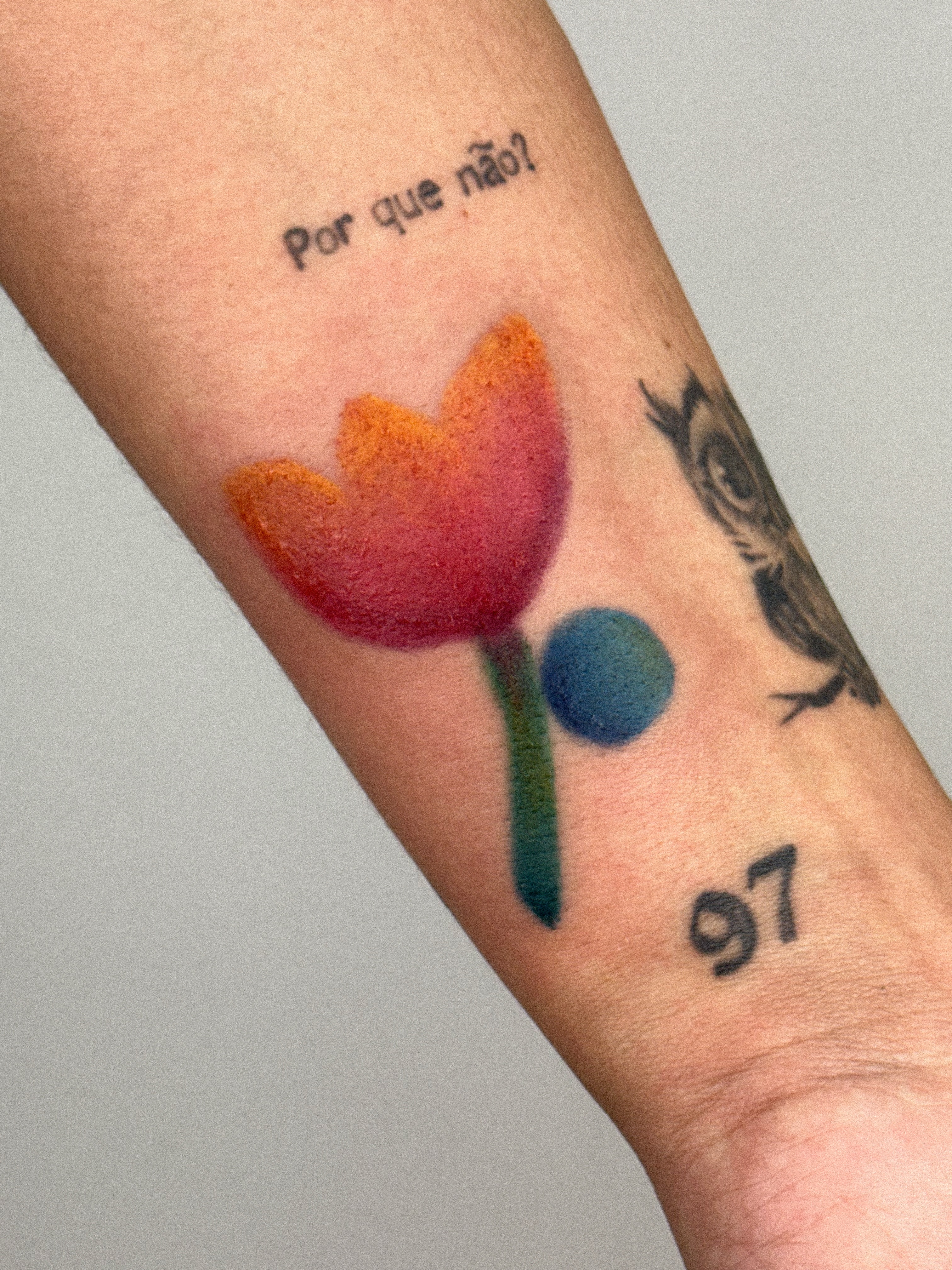 Tattoo by @juliatatua — watercolor