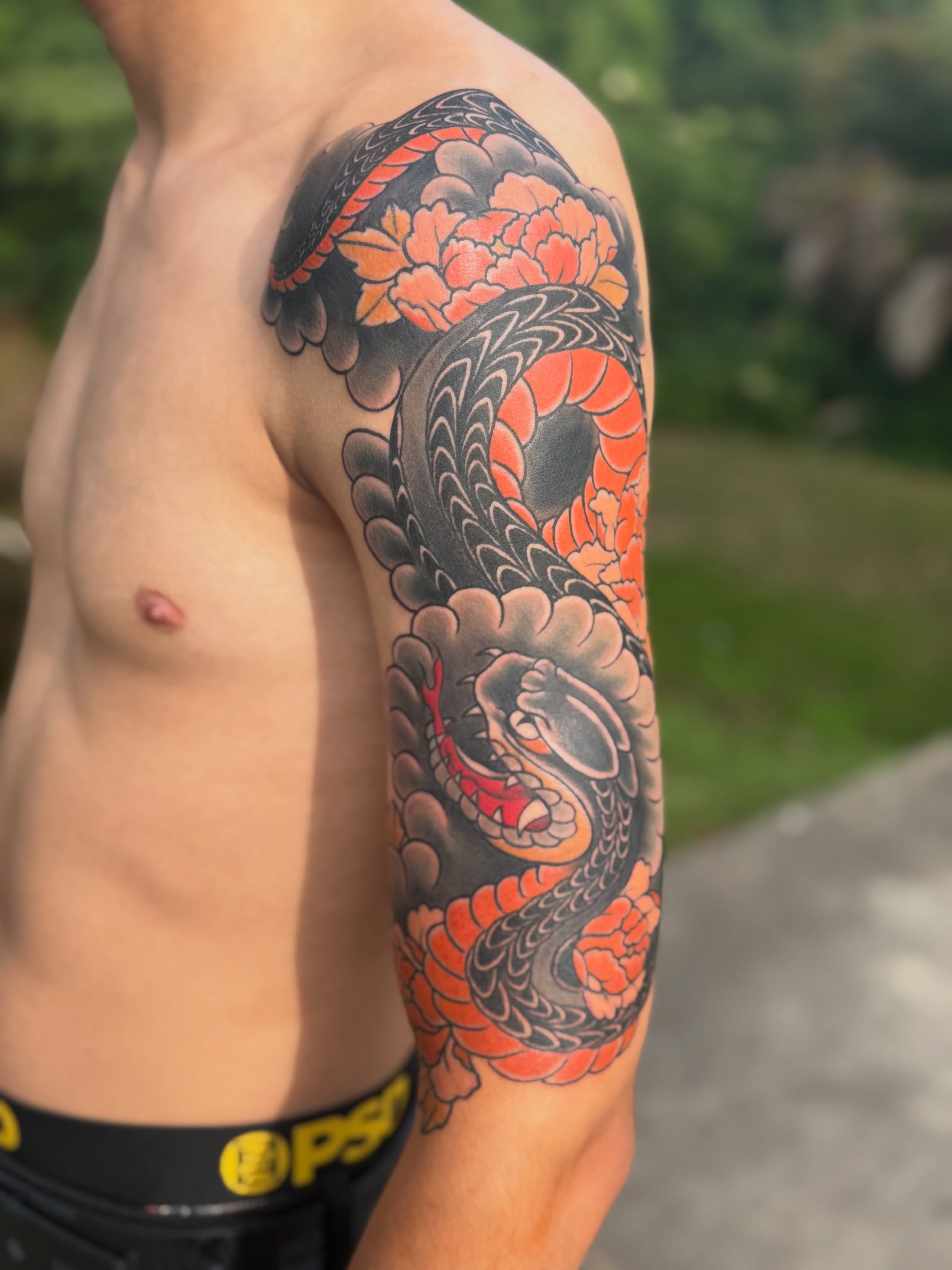 Tattoo by @kluch_tattoo — japanese_irezumi