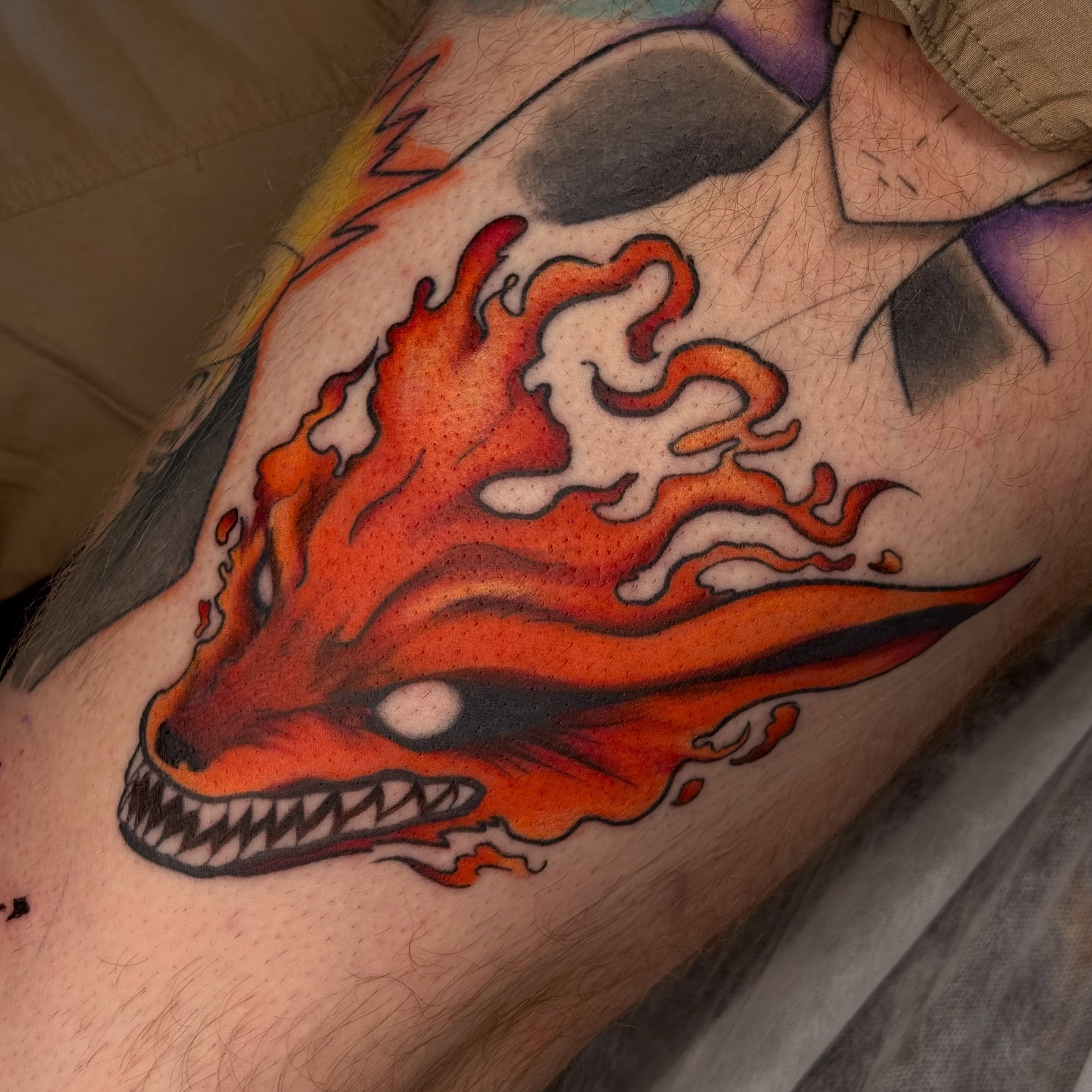 Tattoo by @roselutattoo β american_traditional, dotwork