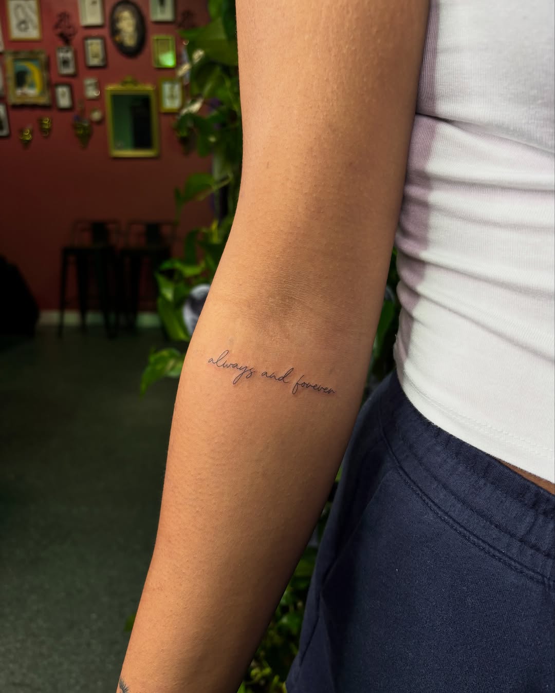 Tattoo by @done_by_dani222 — lettering_script, fine_line