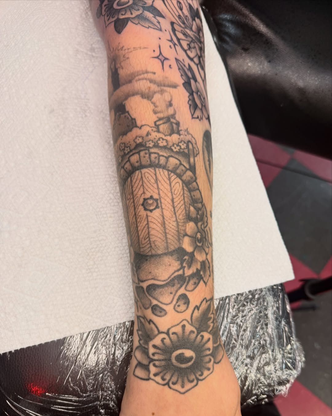 Tattoo by @radrattyripper β black_and_grey