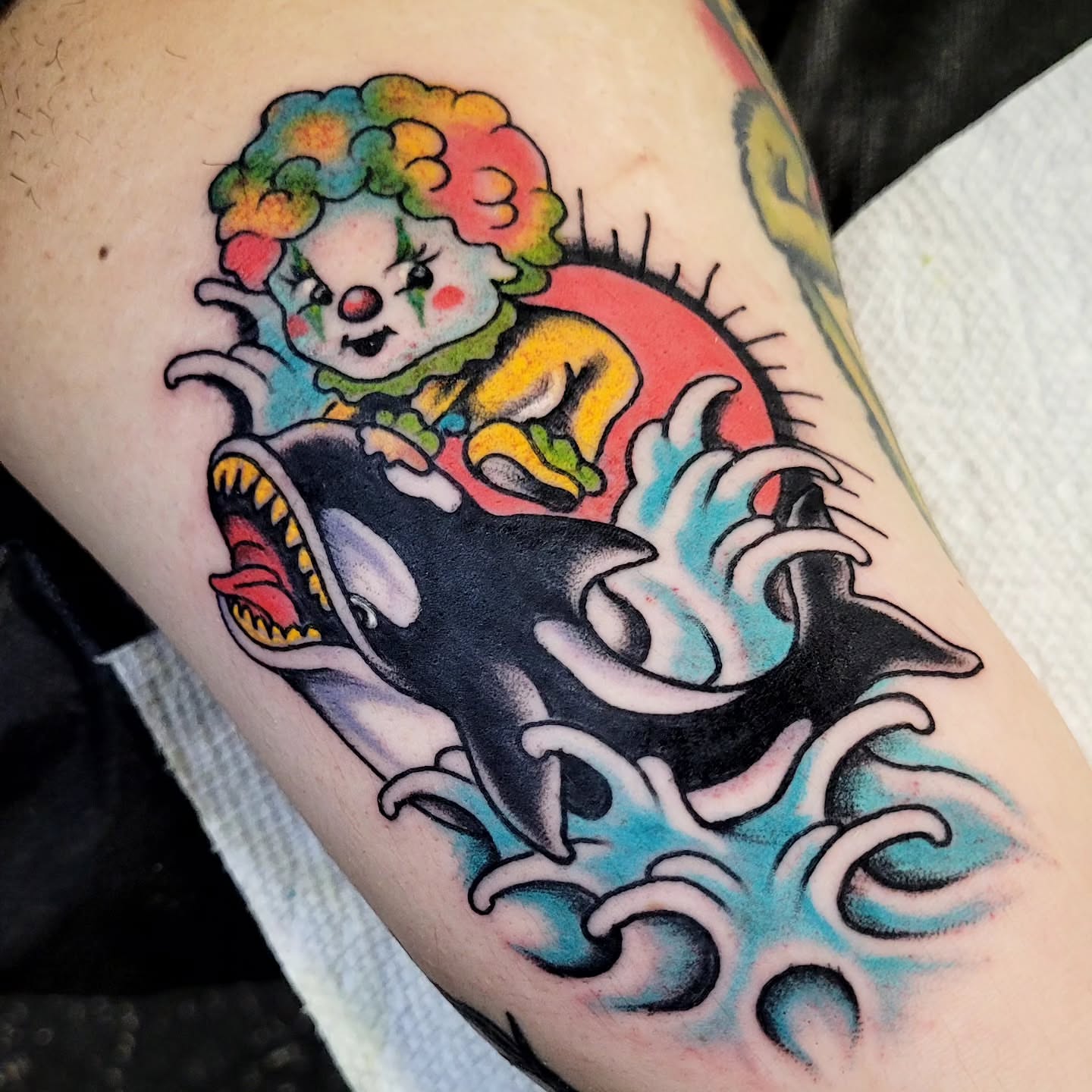 Tattoo by @werexwolf — american_traditional