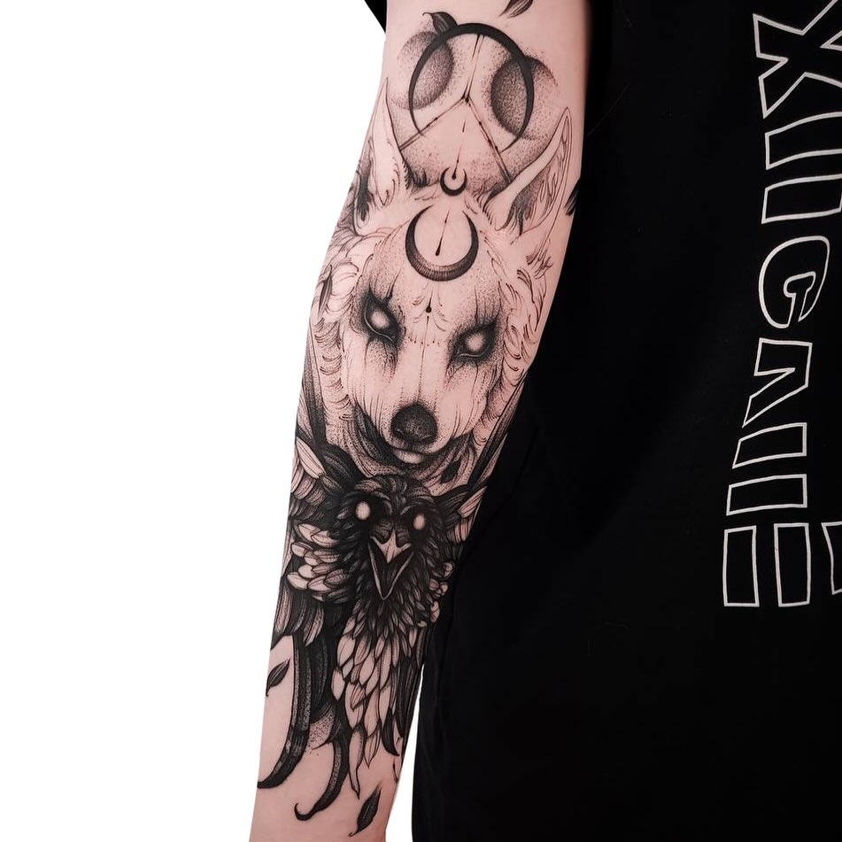 Tattoo by @vadiktt — black_and_grey, realism