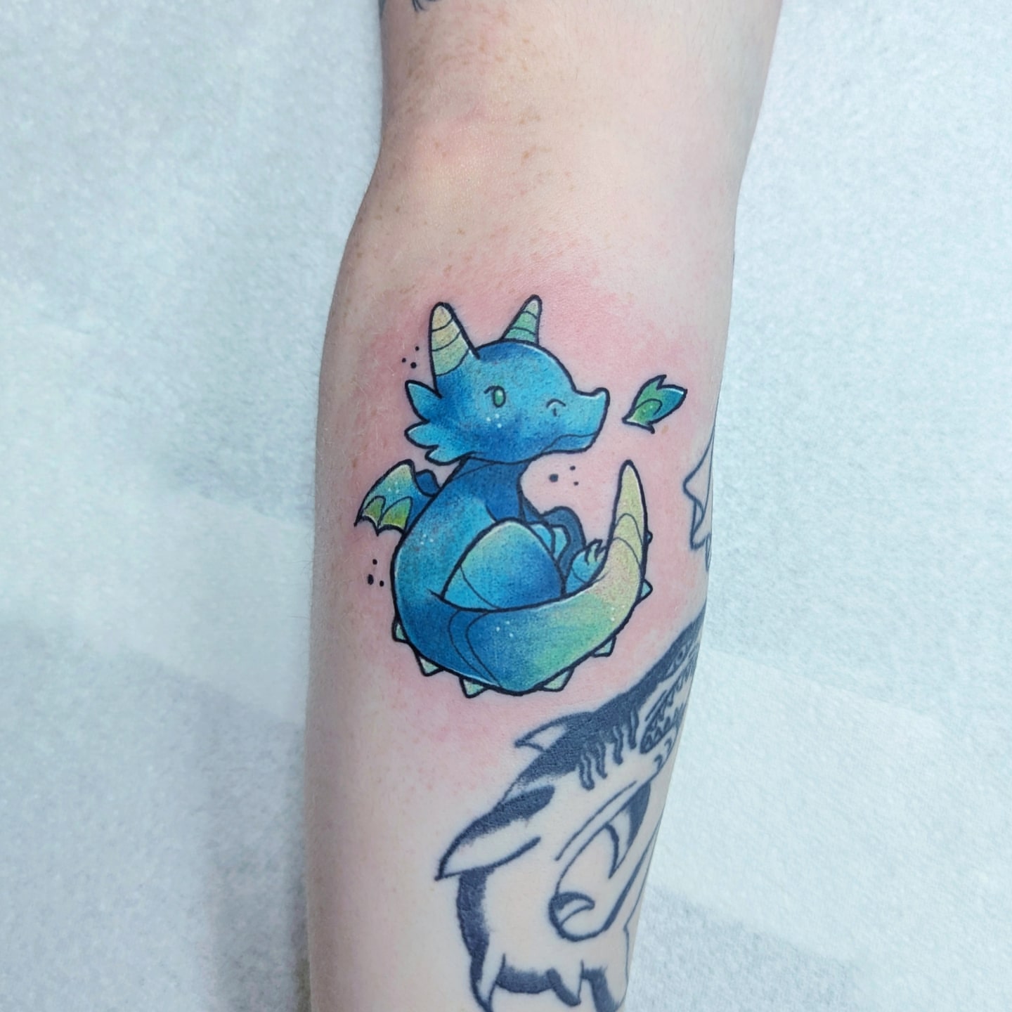Tattoo by @the.craftcoven — dotwork