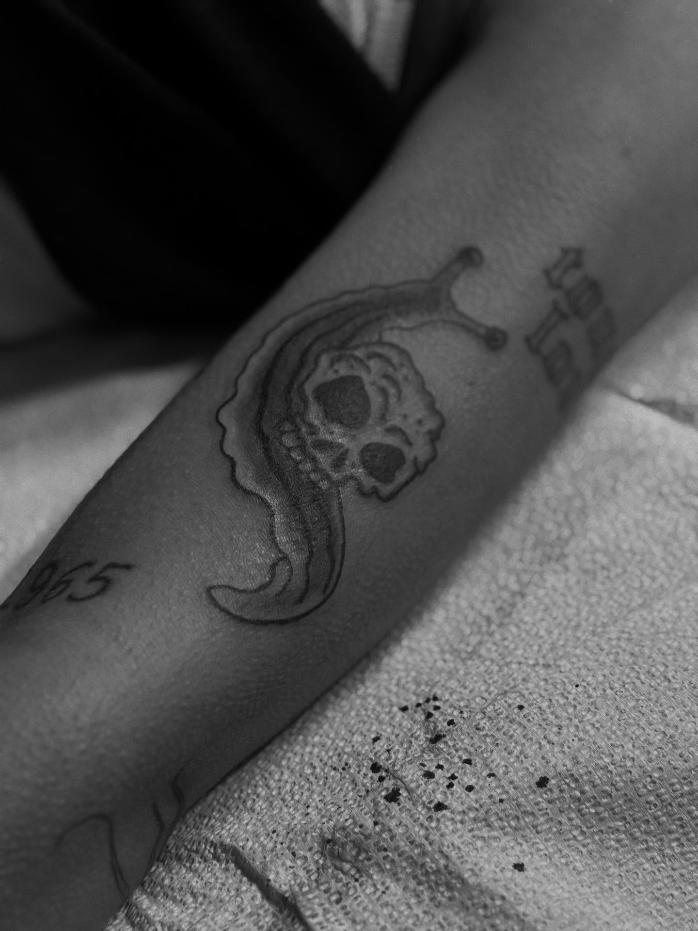 Tattoo by @joshftwtattoo — black_and_grey