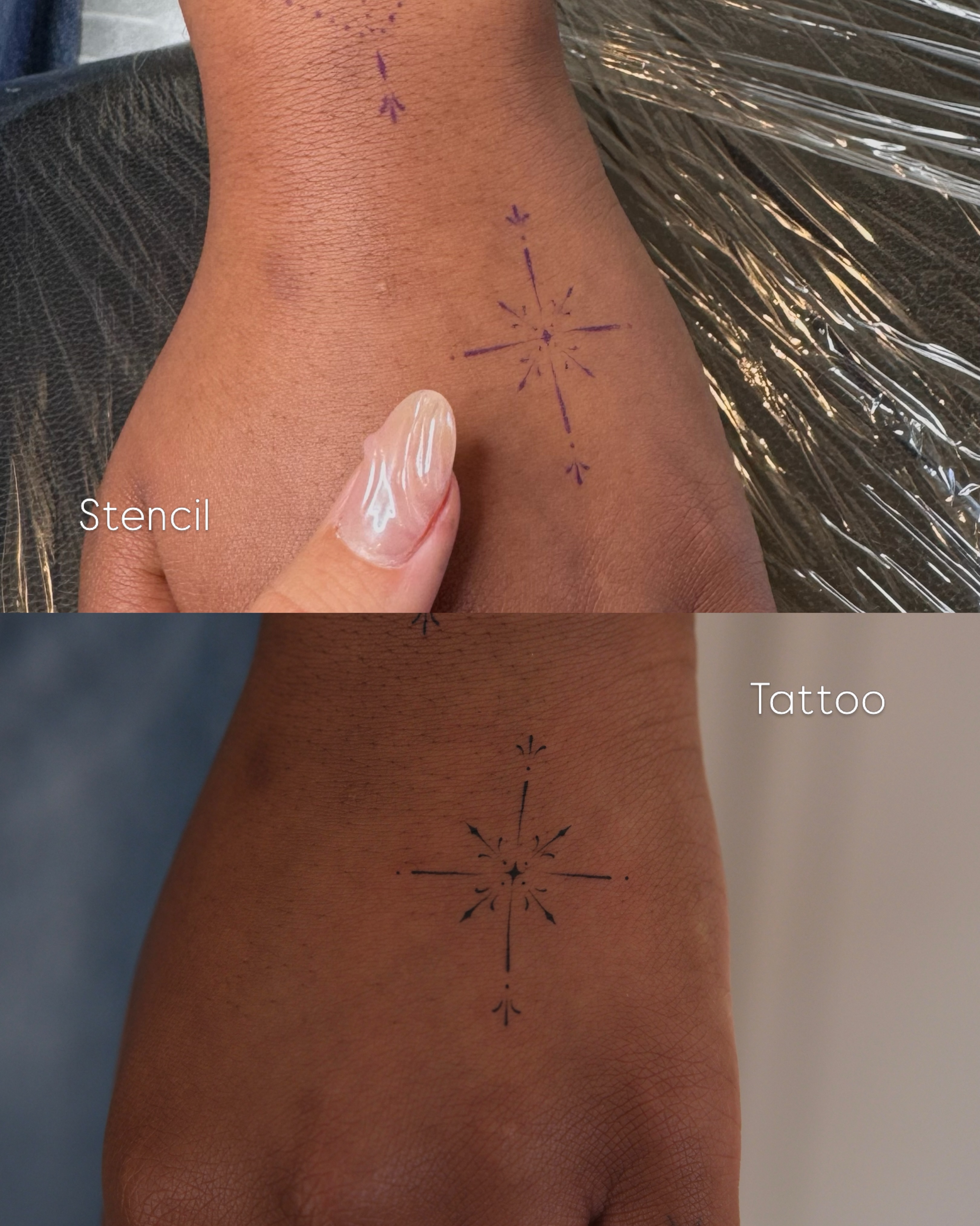 Tattoo by @goksu_ink — geometric