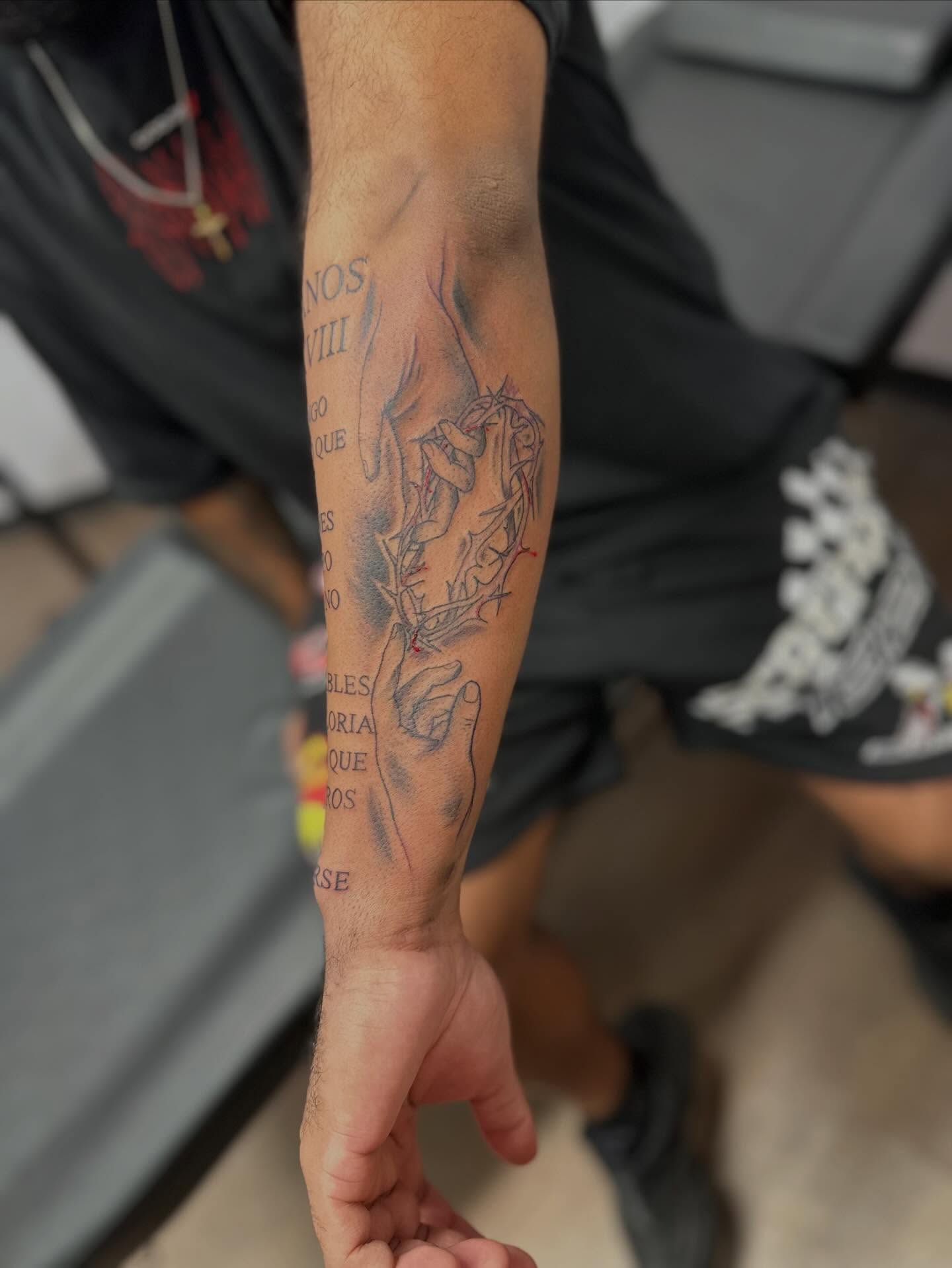 Tattoo by @florex._ink — black_and_grey
