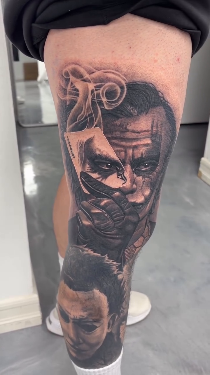 Tattoo by @12gtone — realism, black_and_grey