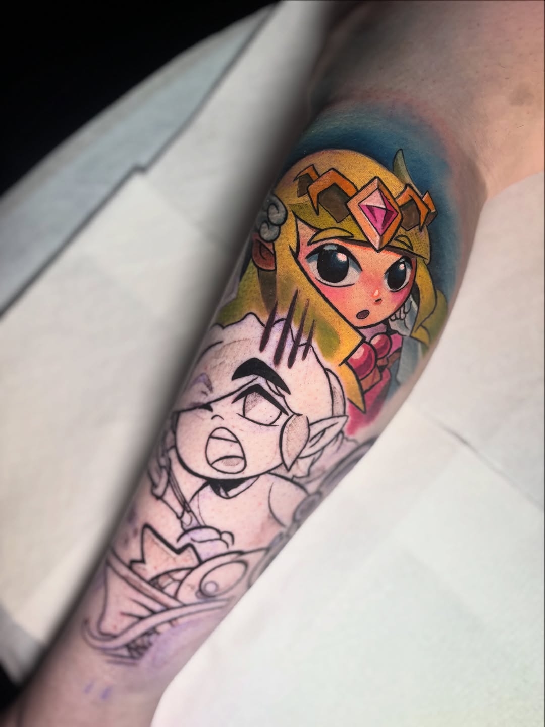 Tattoo by @ktd_tat2 — anime, new_school