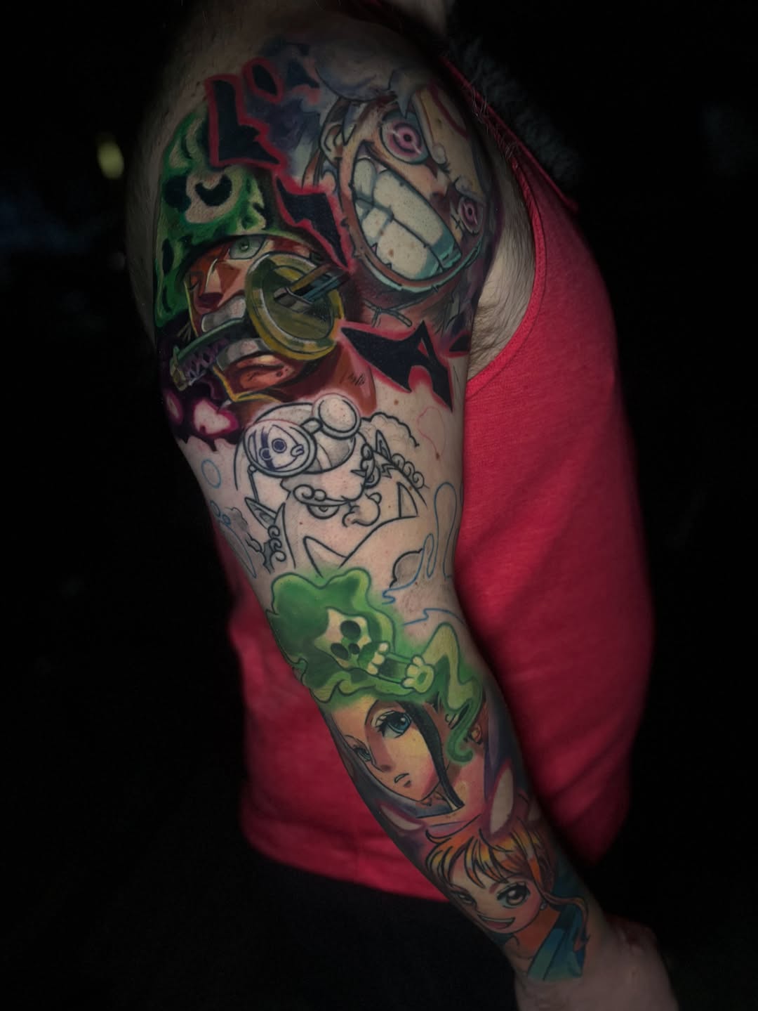 Tattoo by @ktd_tat2 — new_school, anime