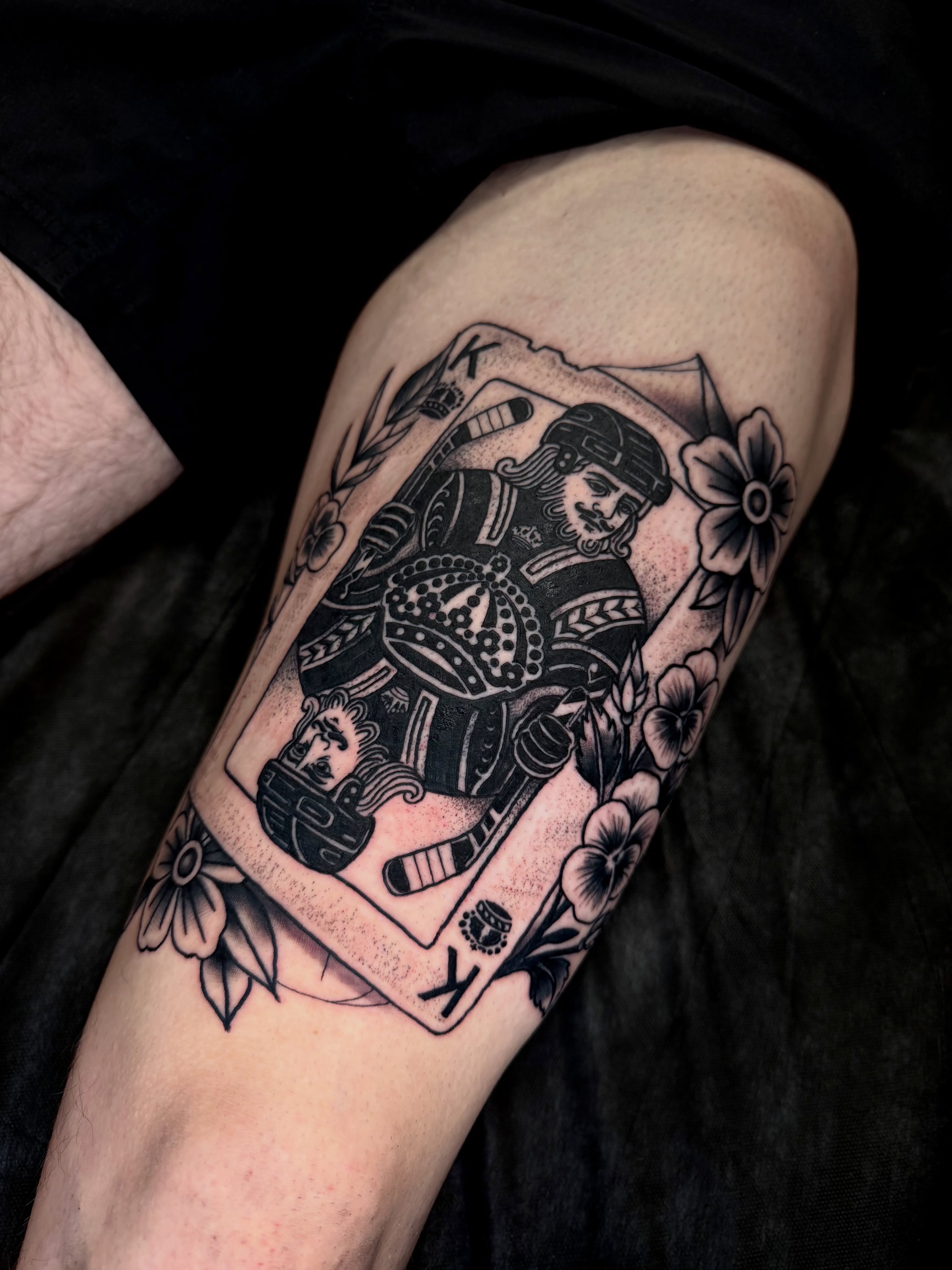 Tattoo by @wadetitusart — american_traditional, black_and_grey