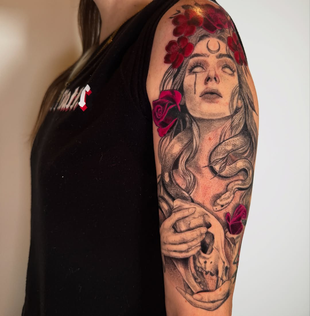 Tattoo by @toritattoos — black_and_grey, realism