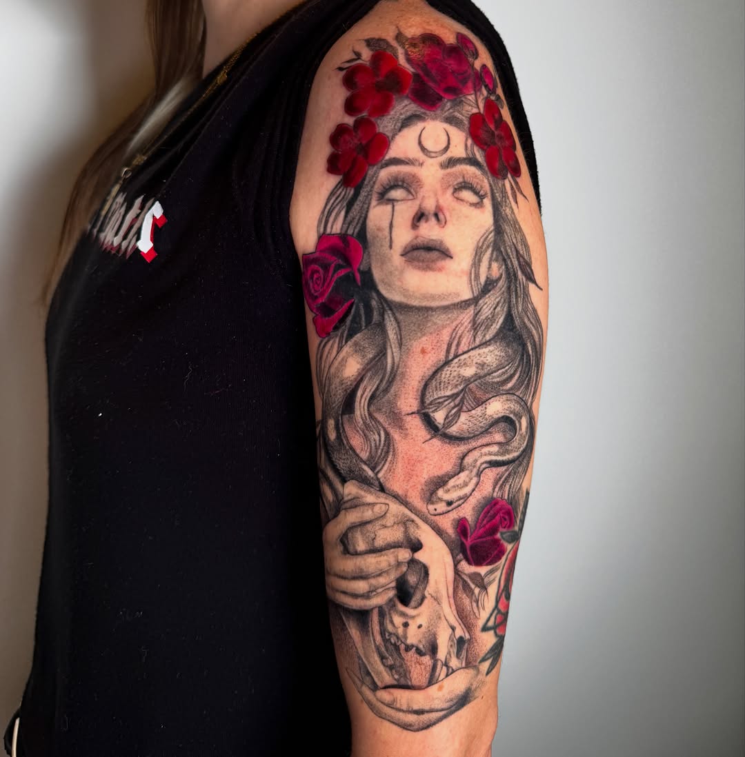 Tattoo by @toritattoos — black_and_grey, realism