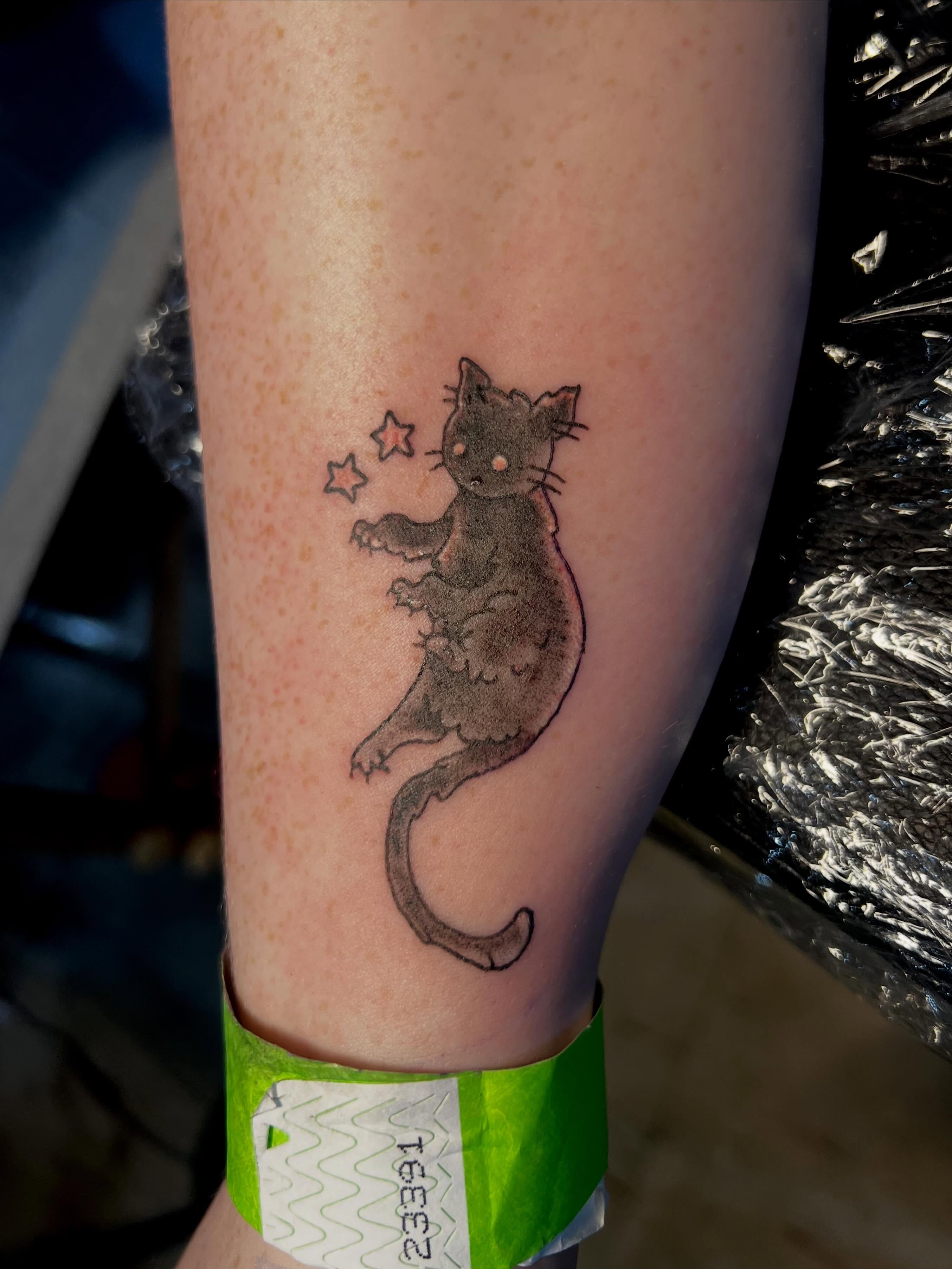 Tattoo by @artbymuggs — black_and_grey