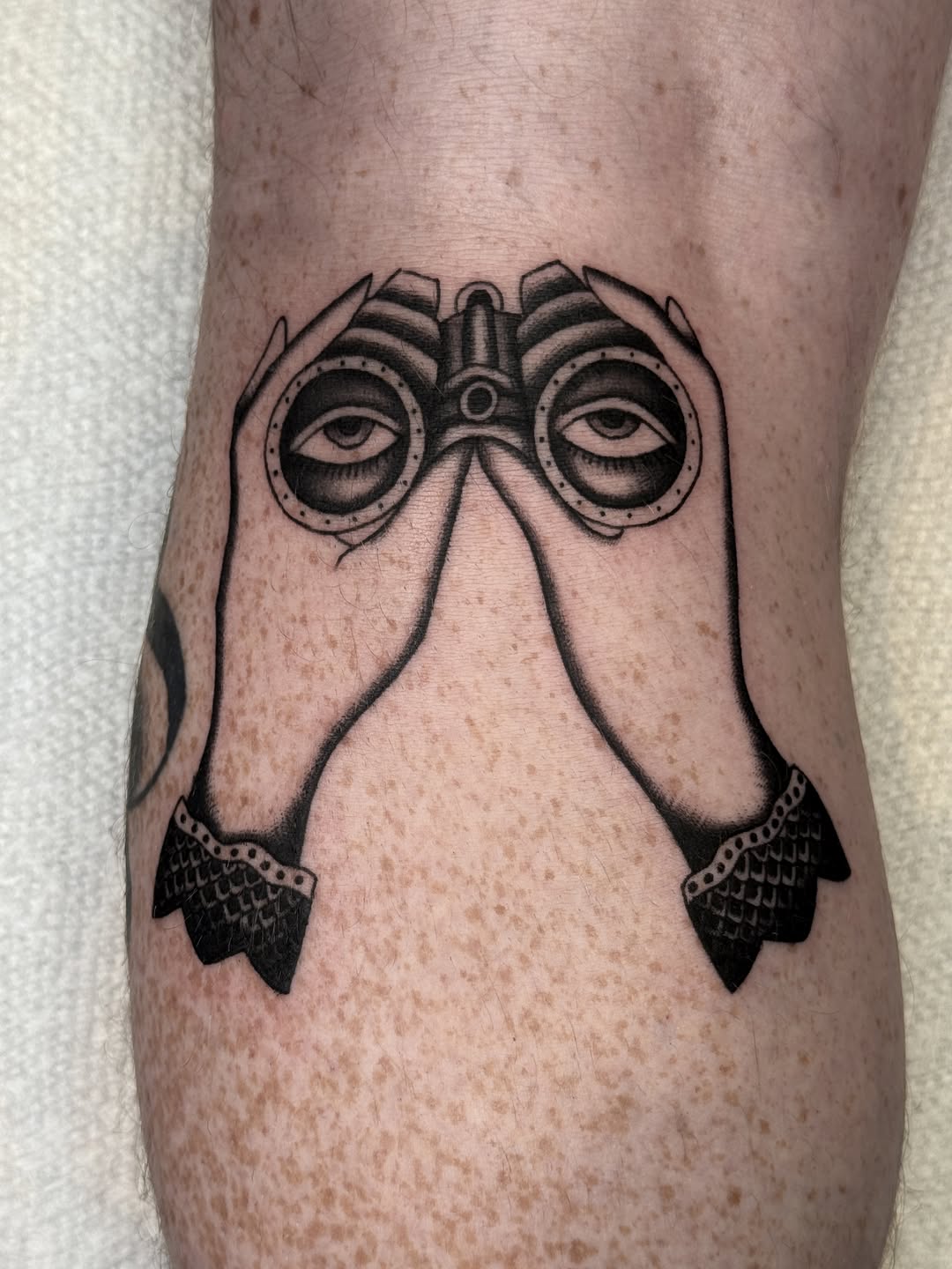 Tattoo by @alliebarringertattoo — black_and_grey, chicano