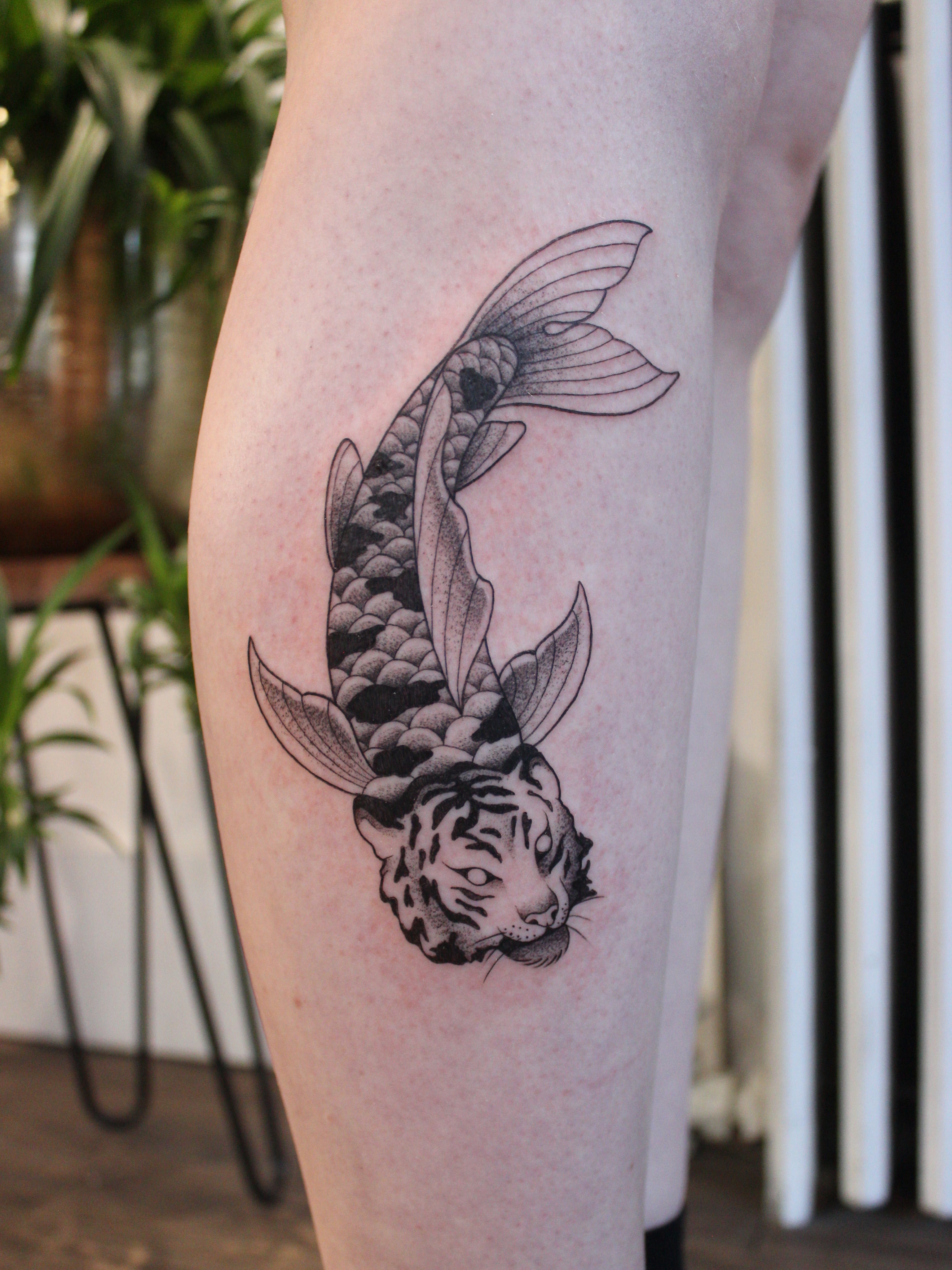 Tattoo by @emsky_ink — black_and_grey, realism