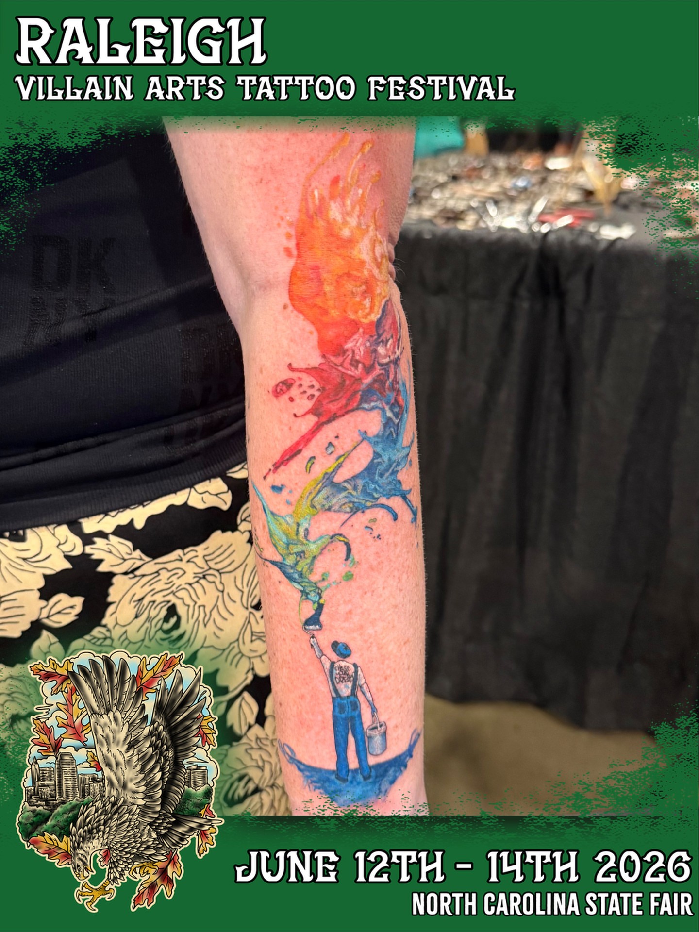 Tattoo by @charlestrujillo — dotwork, realism