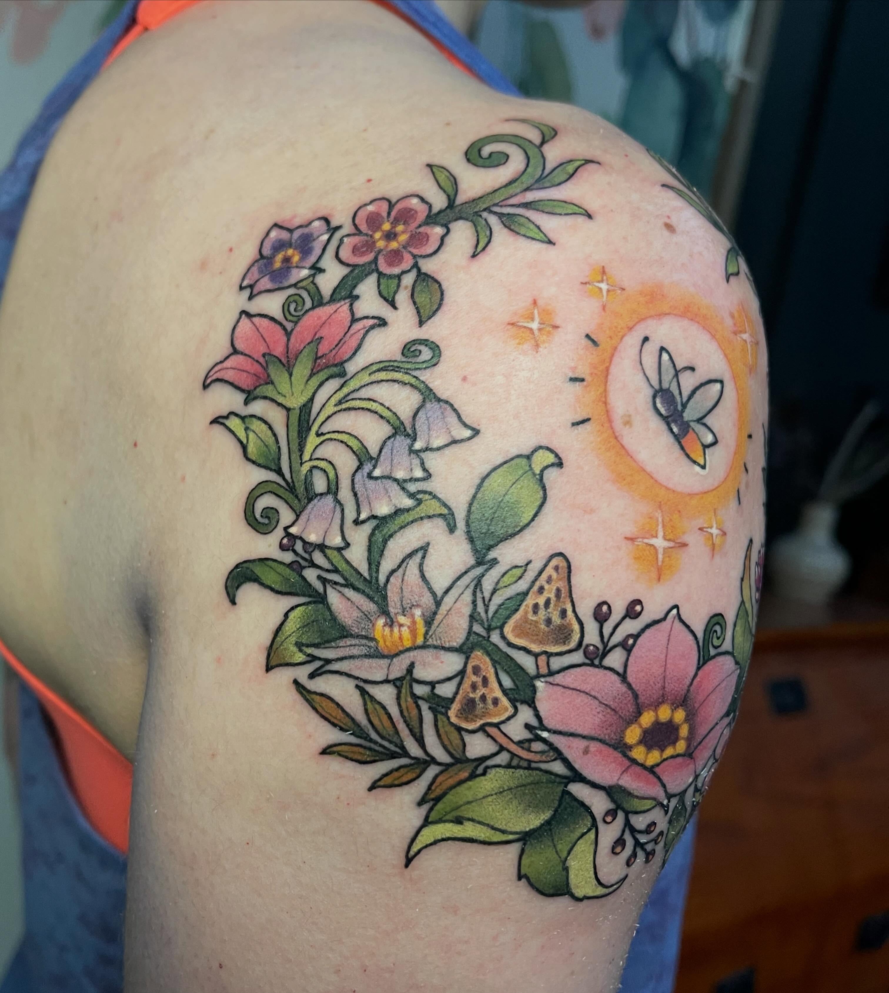 Tattoo by @nervatattoo — watercolor, new_school