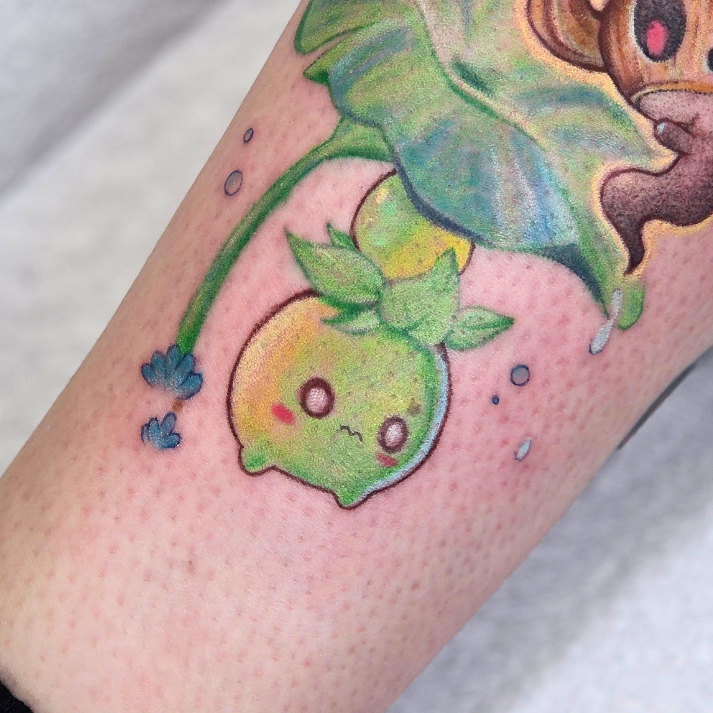 Tattoo by @janinks — dotwork, illustrative