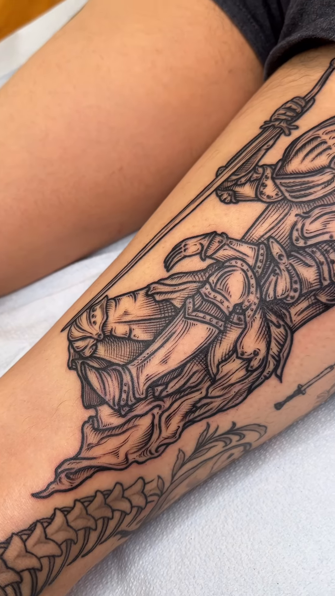 Tattoo by @rosalieocchino — black_and_grey, realism