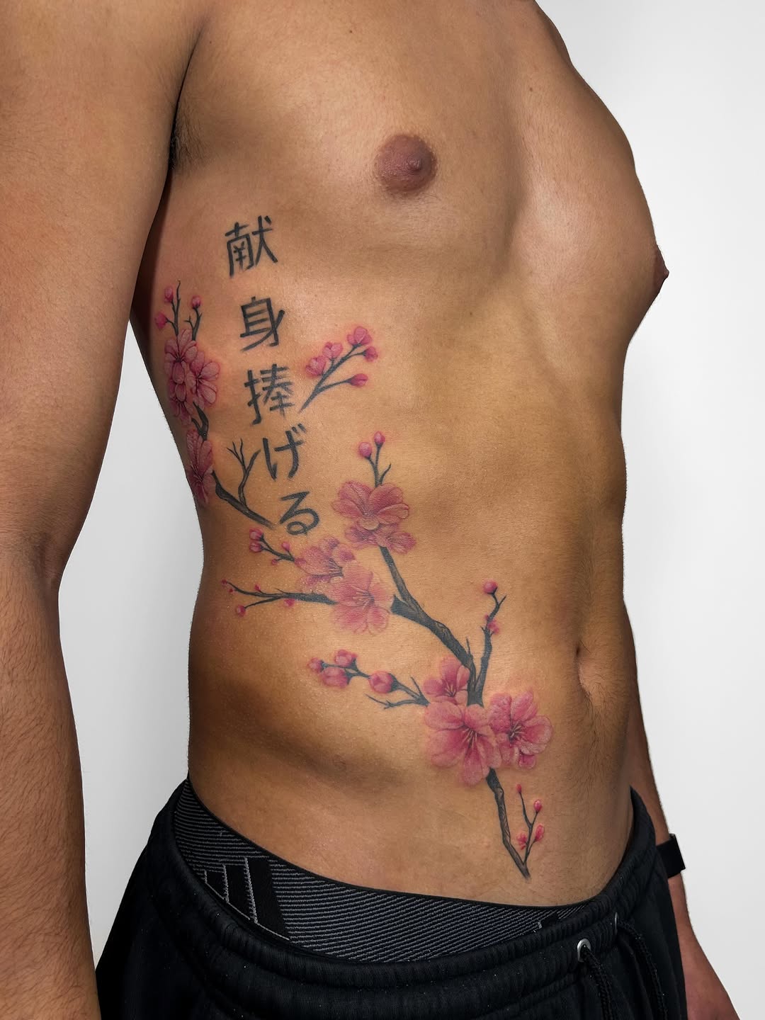 Tattoo by @chloeflynntattoos — lettering_script, japanese_irezumi