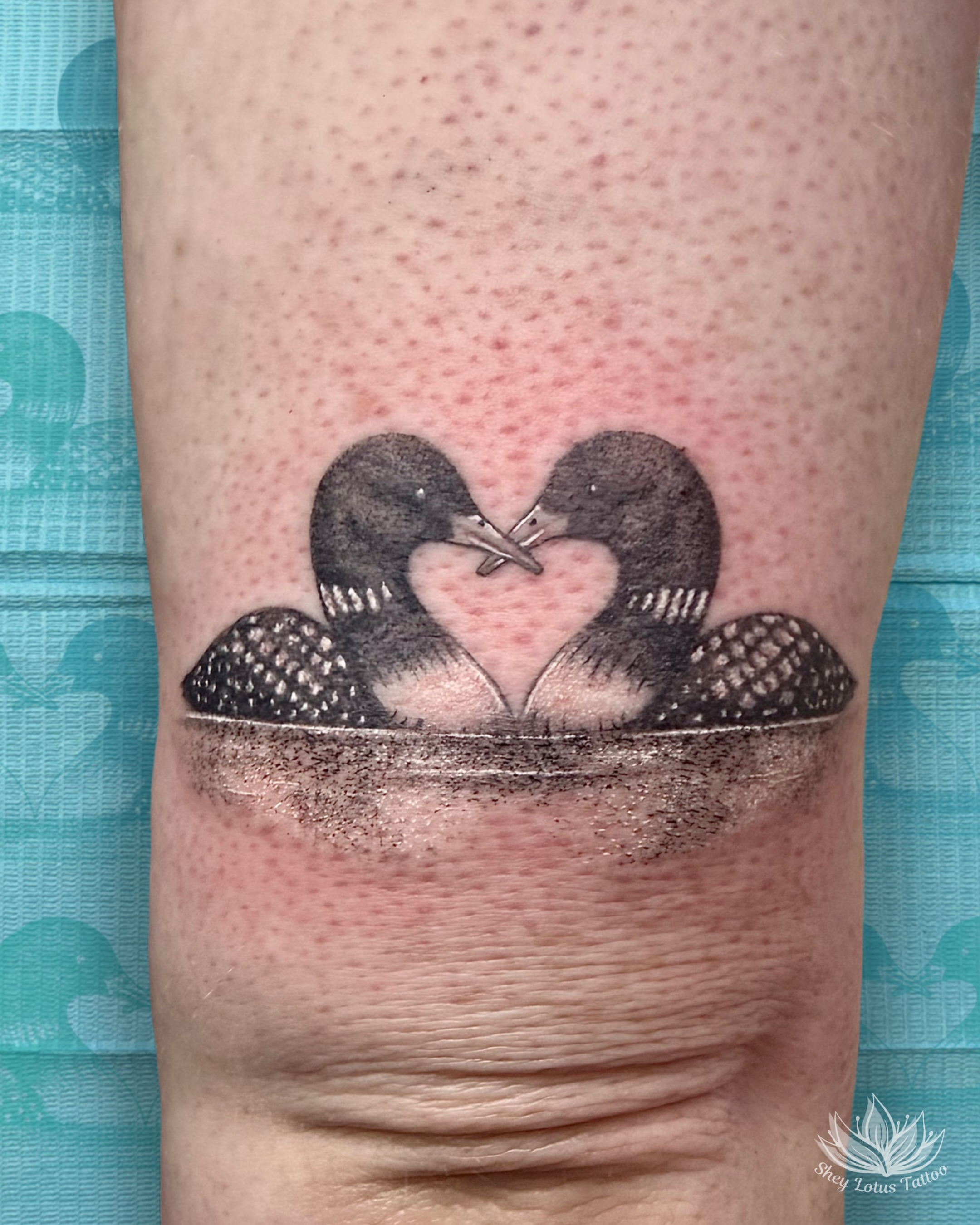 Tattoo by @sheylotustattoo — dotwork, realism