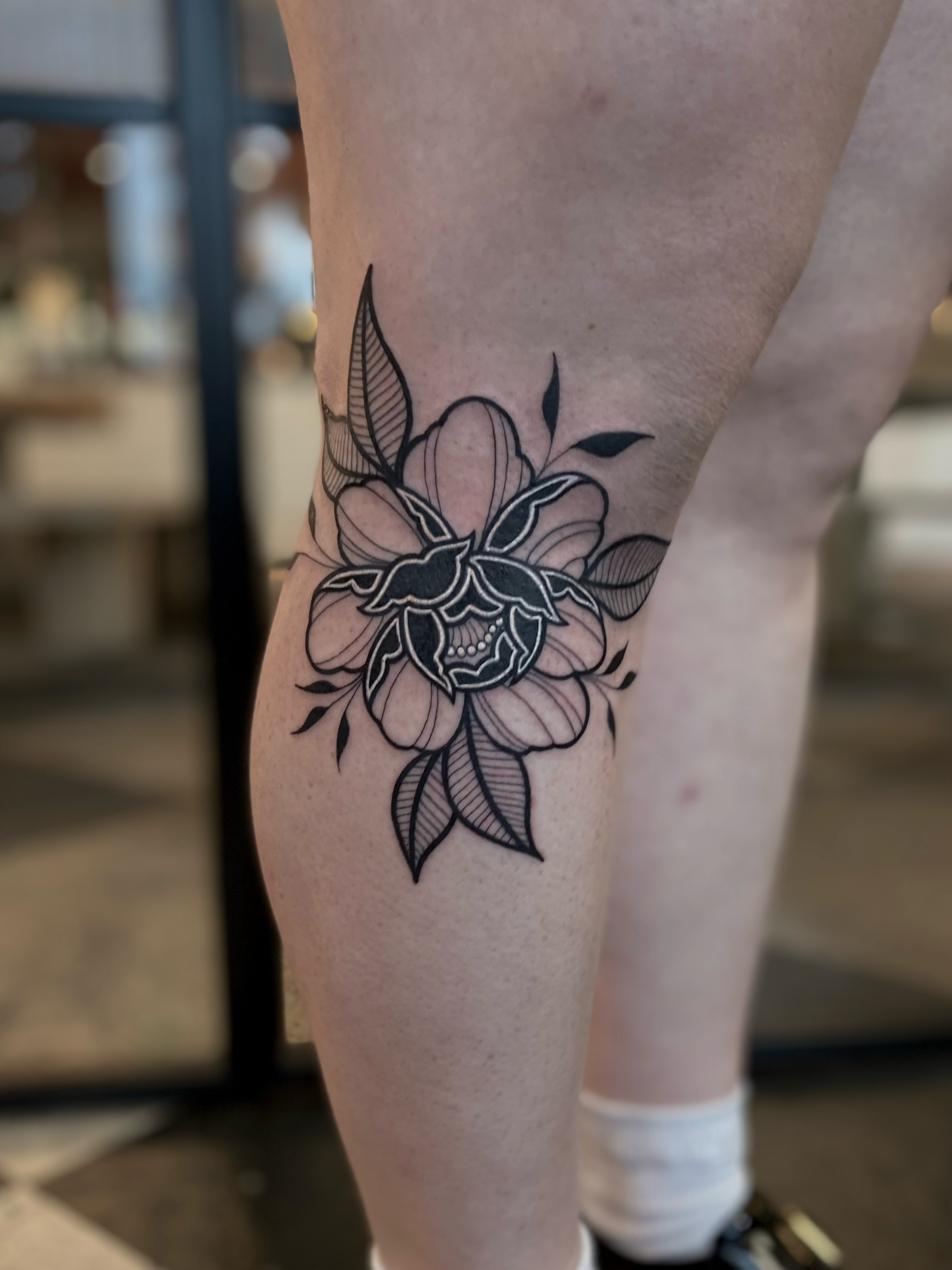 Tattoo by @tatemarthatattoo — black_and_grey