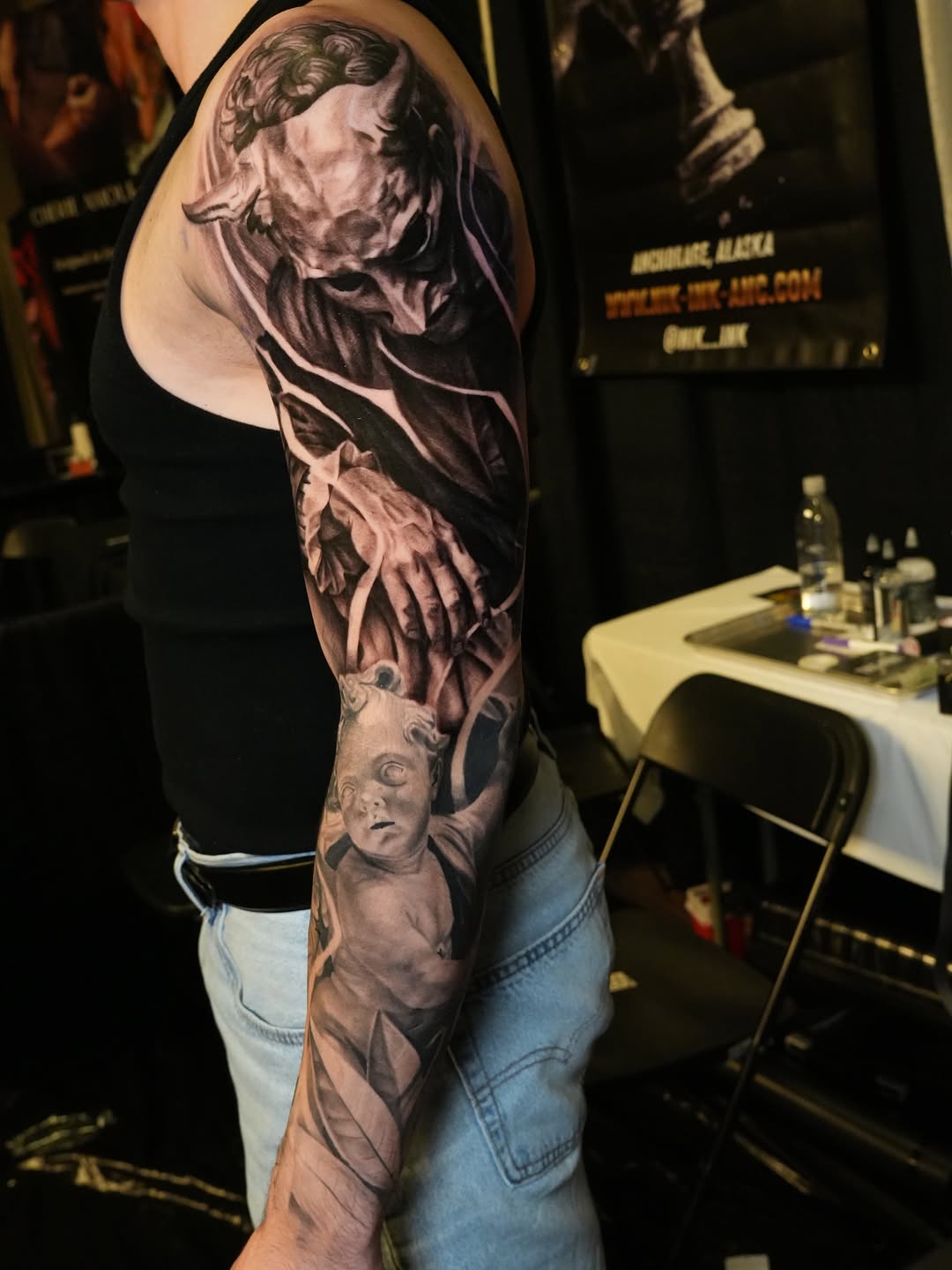 Tattoo by @nik__ink — realism, dark_realism