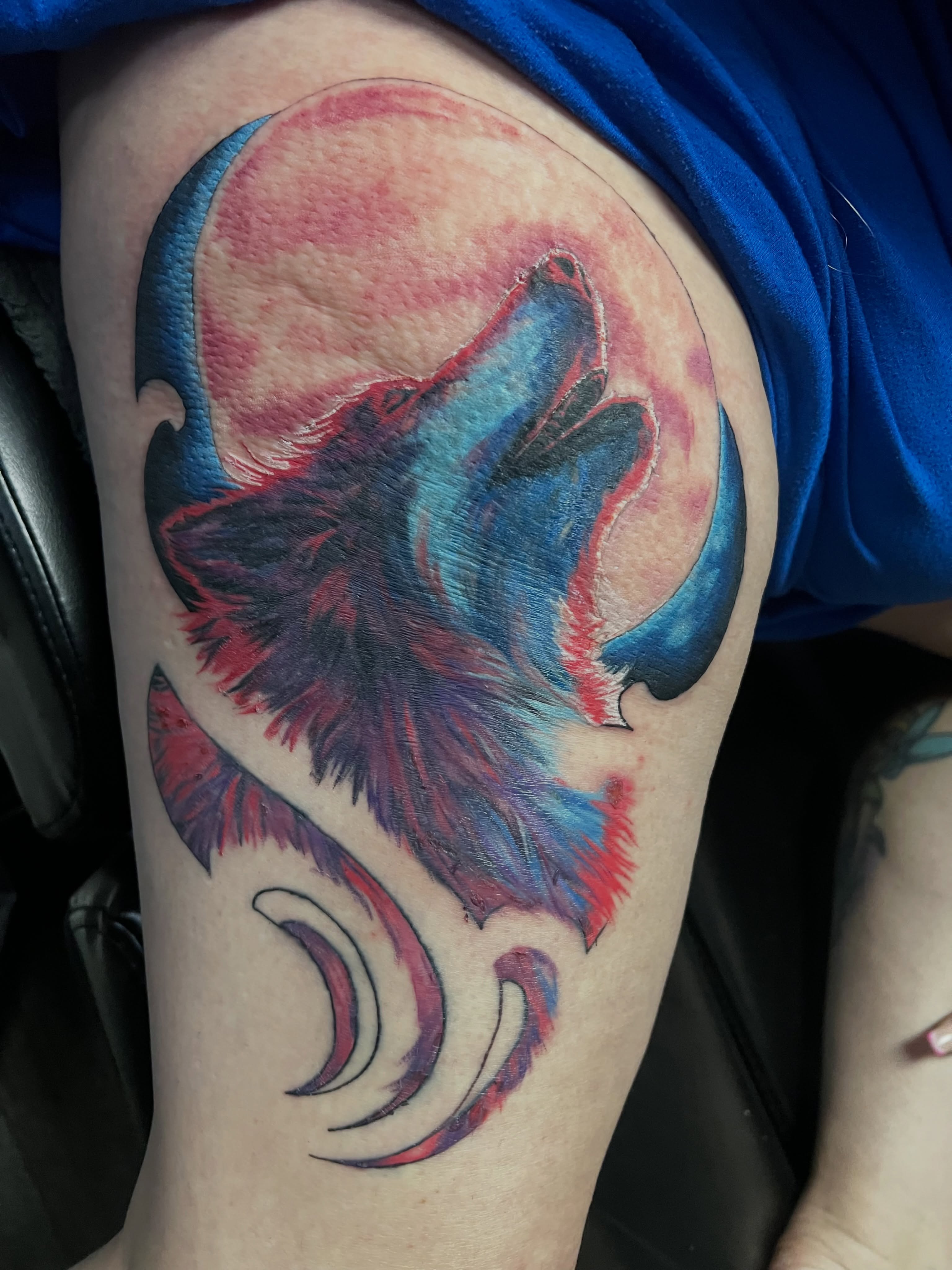 Tattoo by @chaos_glitch21 — watercolor
