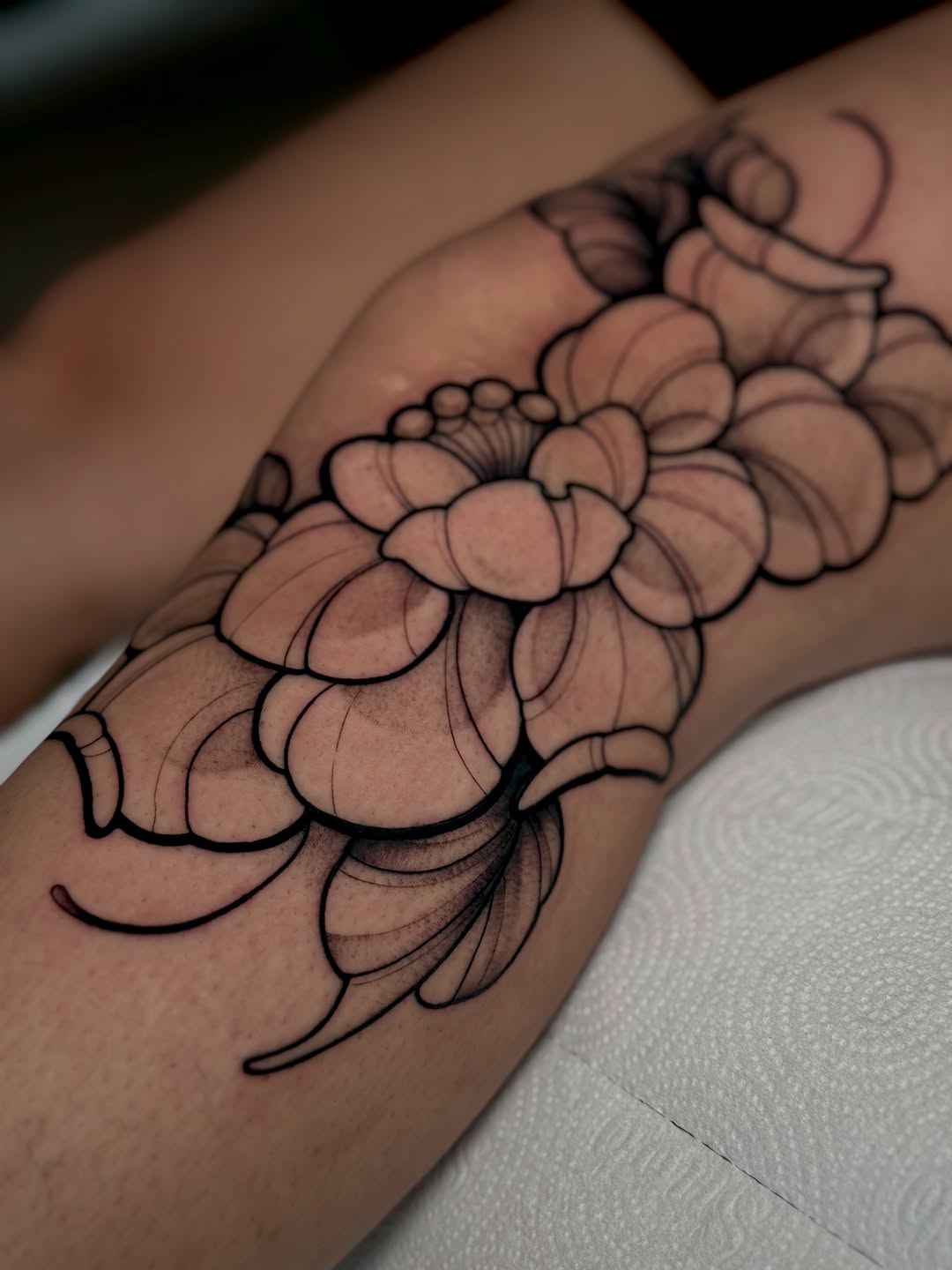 Tattoo by @blattattoo — black_and_grey, ornamental