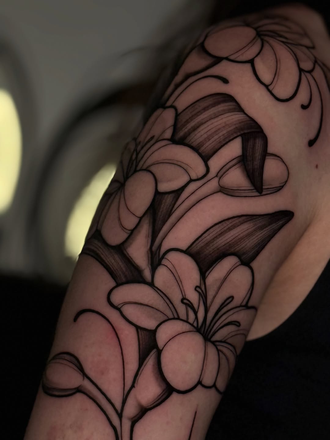 Tattoo by @blattattoo — black_and_grey, fine_line