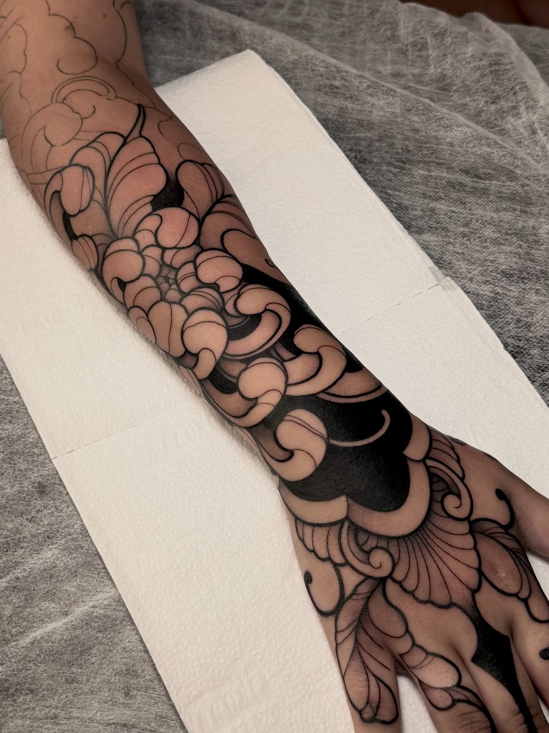 Tattoo by @blattattoo — japanese_irezumi, blackwork