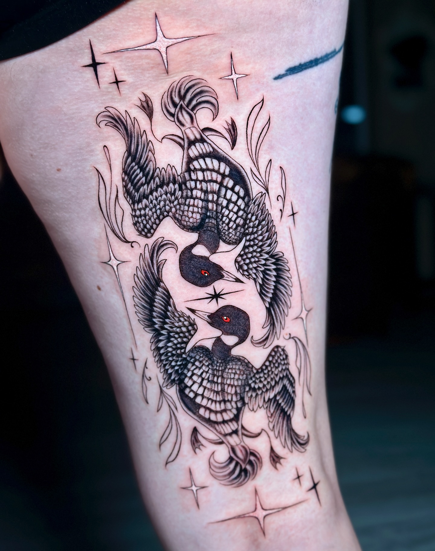 Tattoo by @pompberry — american_traditional, black_and_grey