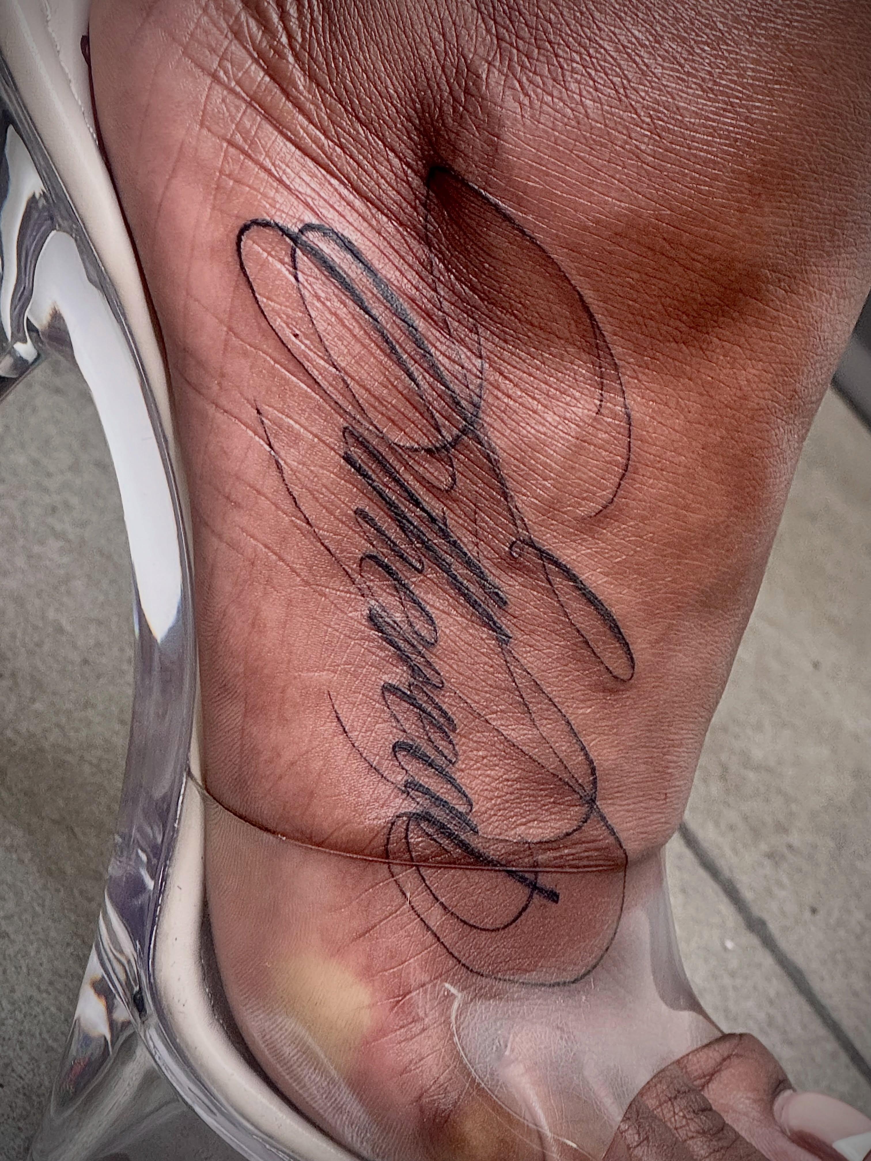 Tattoo by @zorniitsa — lettering_script